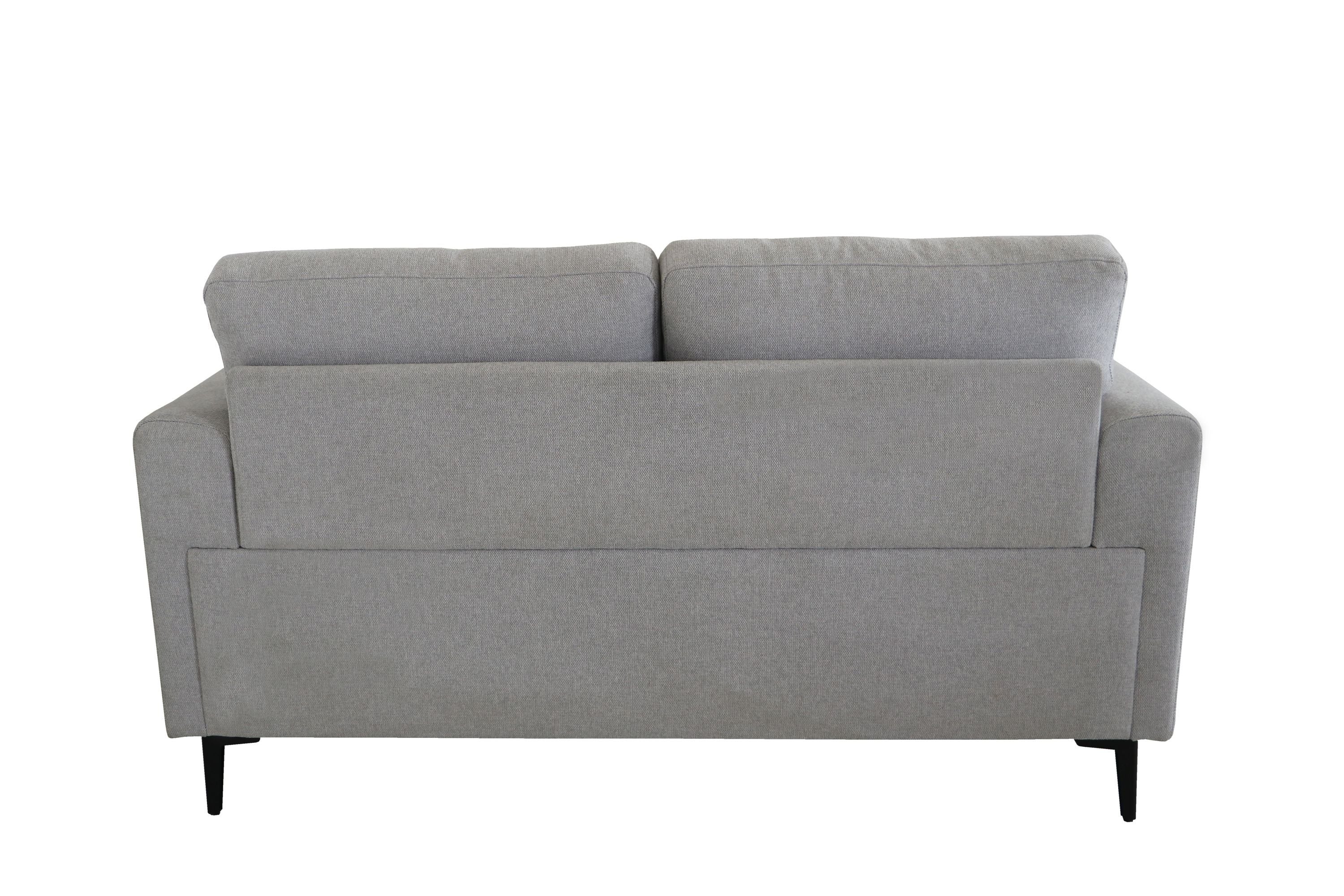 ACME Kyrene Loveseat, Light Gray Linen 56926