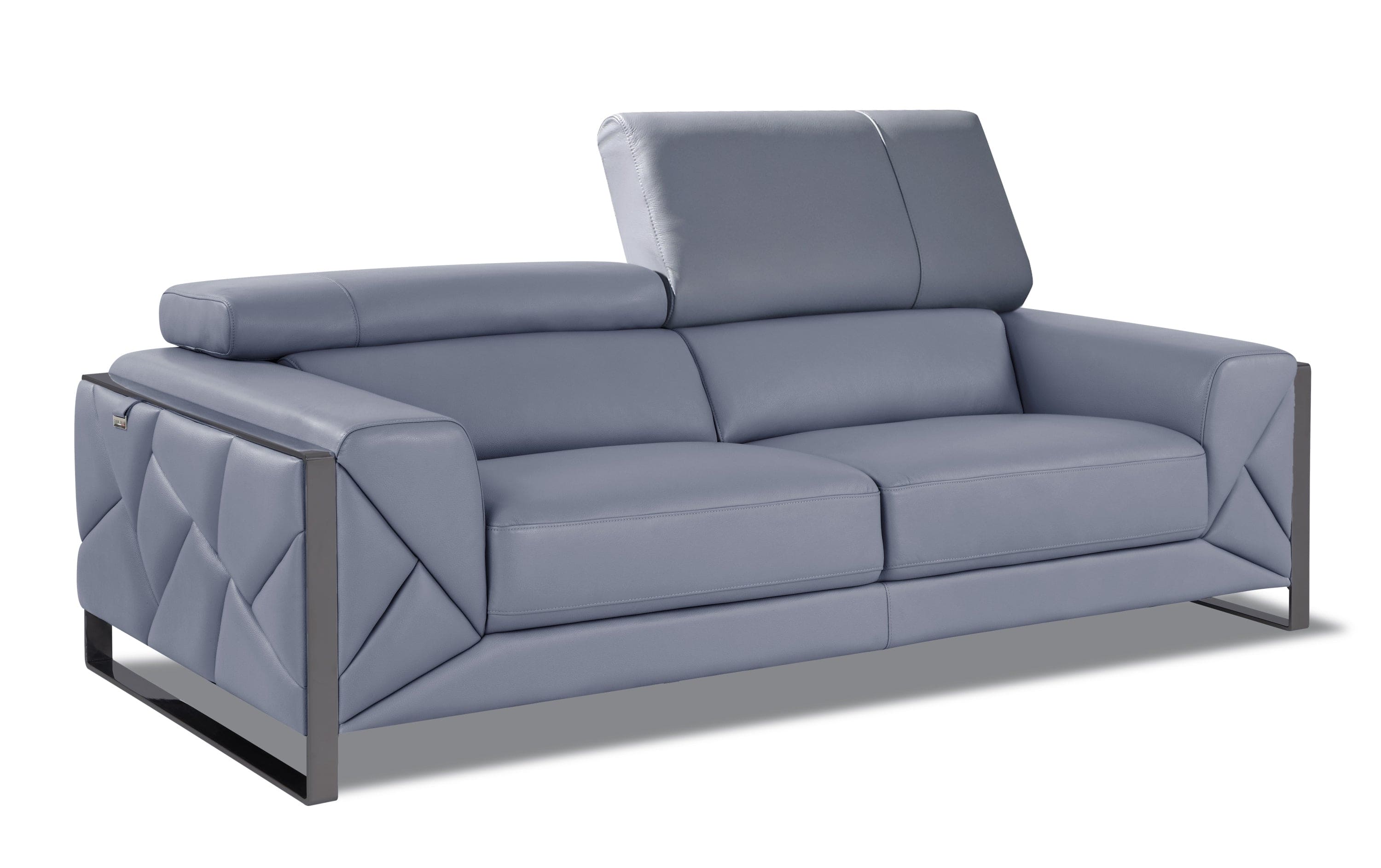 Global United Top Grain Italian Leather  Sofa