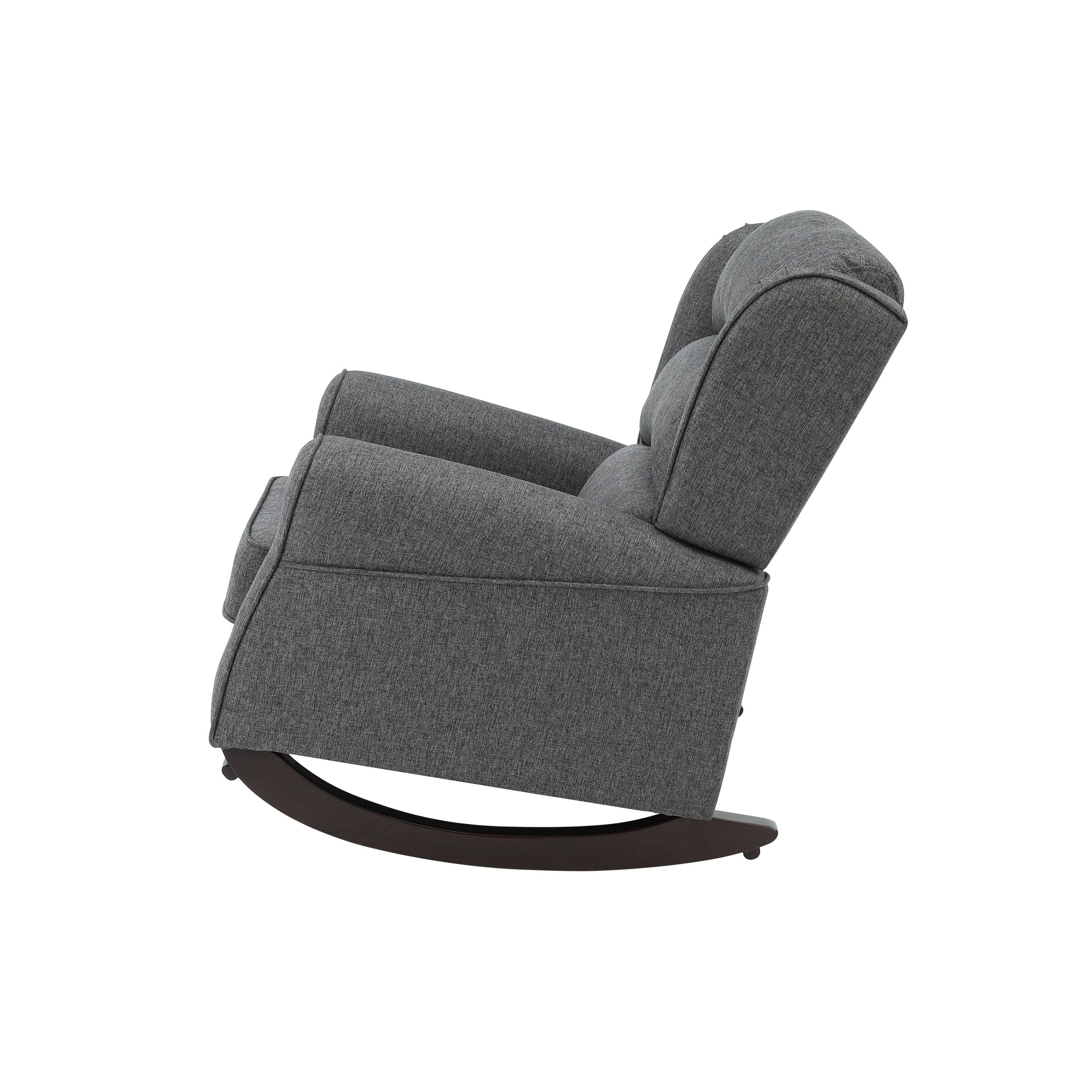 ACME Fabien Rocking Chair, Gray Fabric AC02183