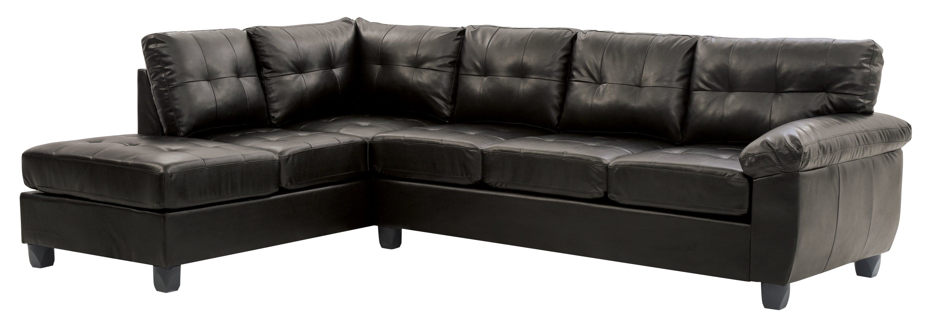 Glory Furniture Gallant G903B-SC Sectional , BLACK