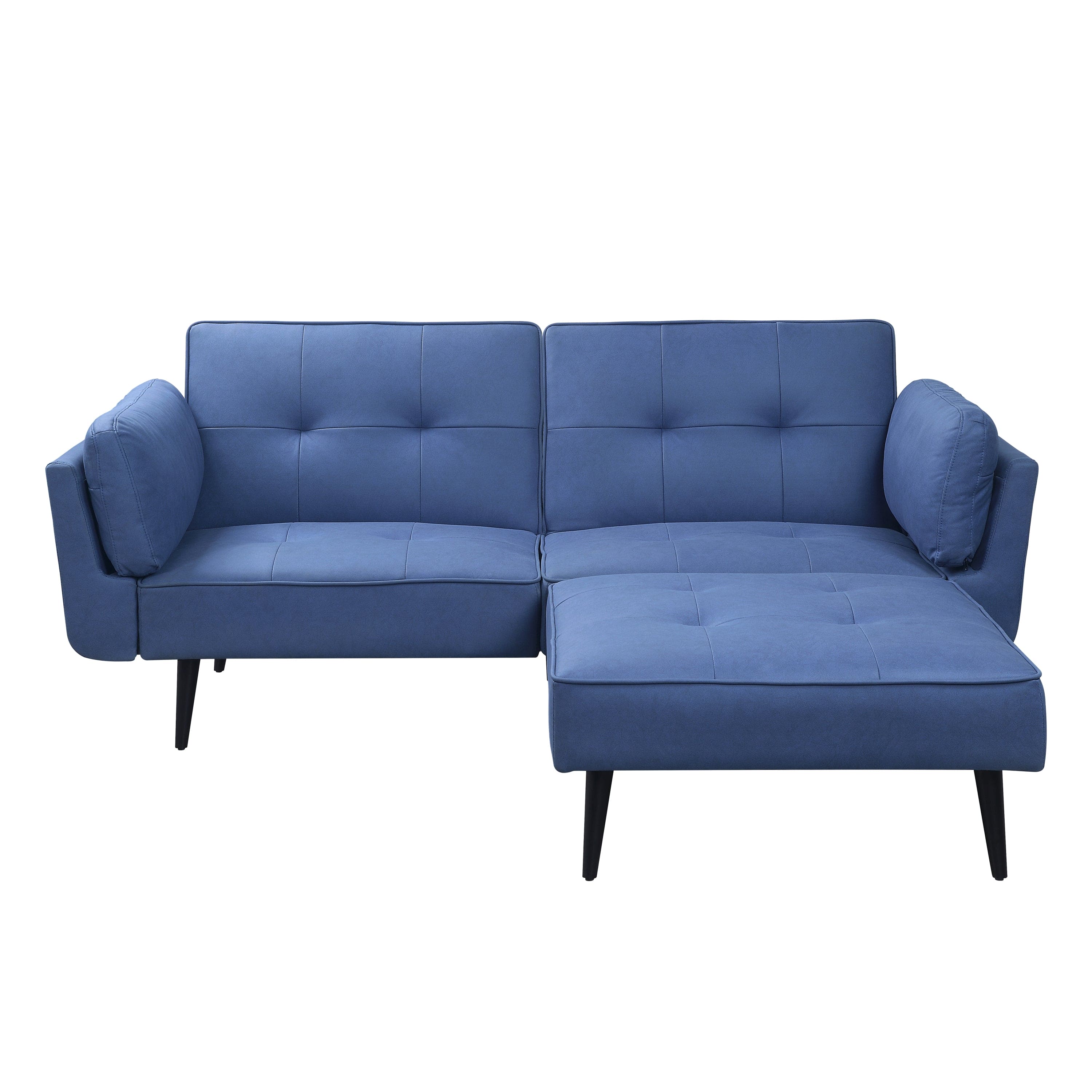 ACME Nafisa Adjustable Sofa & Ottoman, Blue Fabric LV00823