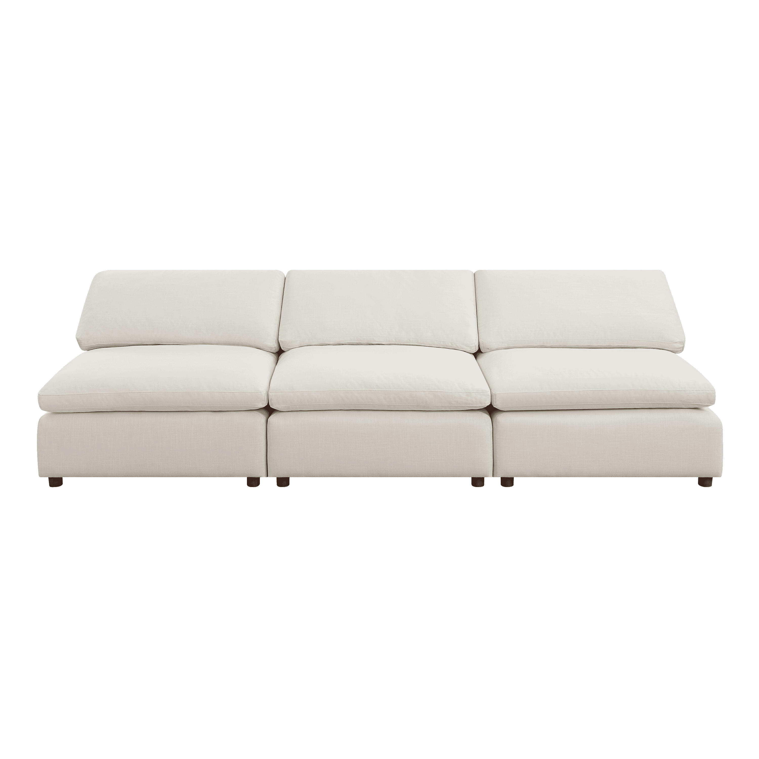 Modern Modular Sectional Sofa Set, Self-customization Design Sofa, White