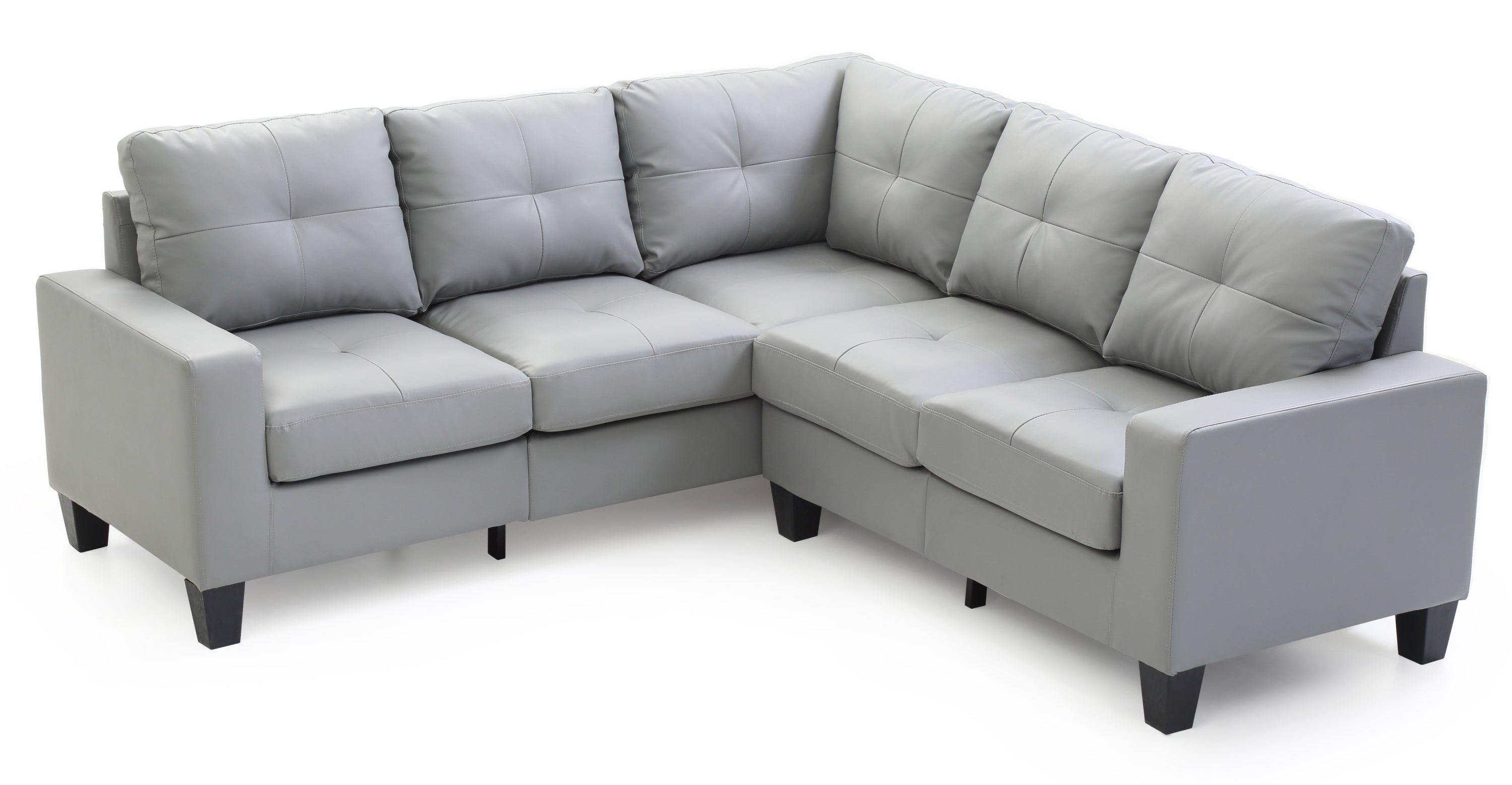 Glory Furniture Newbury G461B-SC Sectional, GRAY