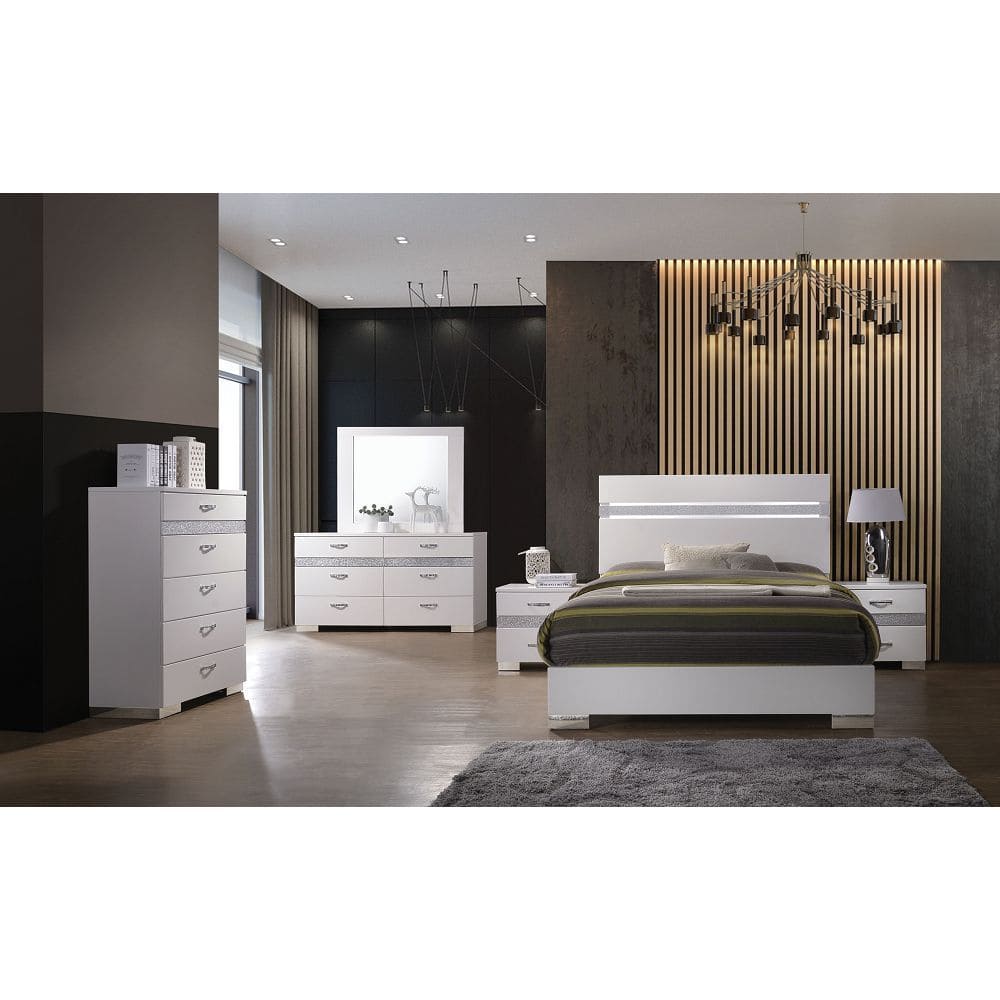 ACME Naima II Dresser in White High Gloss 26775