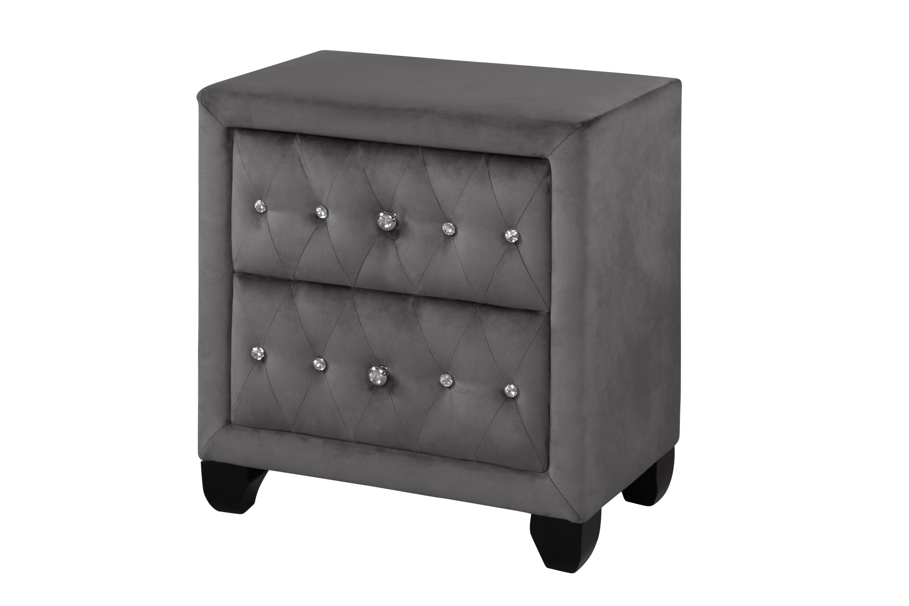 Sophia King Vanity 4 Piece Gray