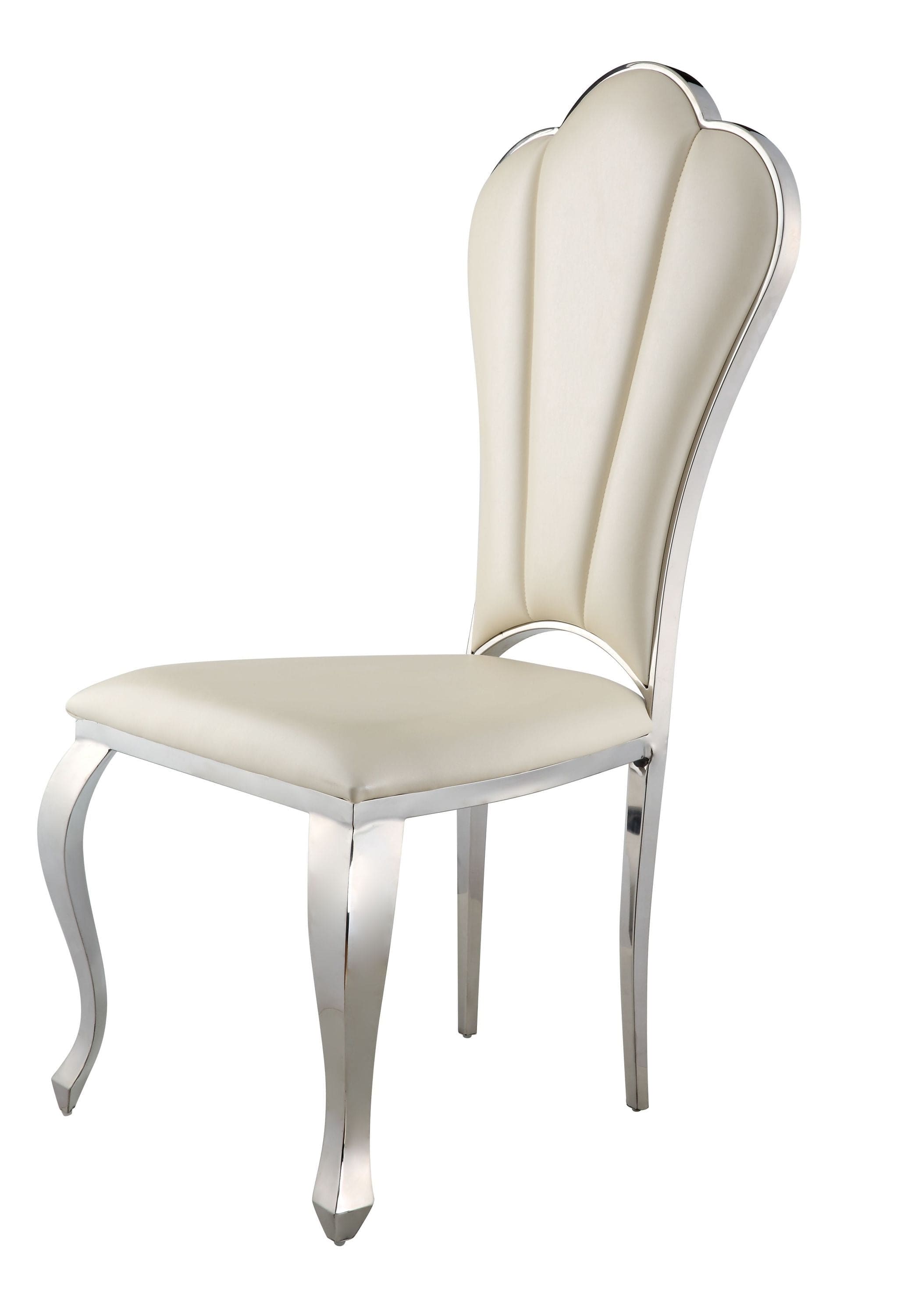 ACME Cyrene Side Chair (Set-2) in Beige  DN00926