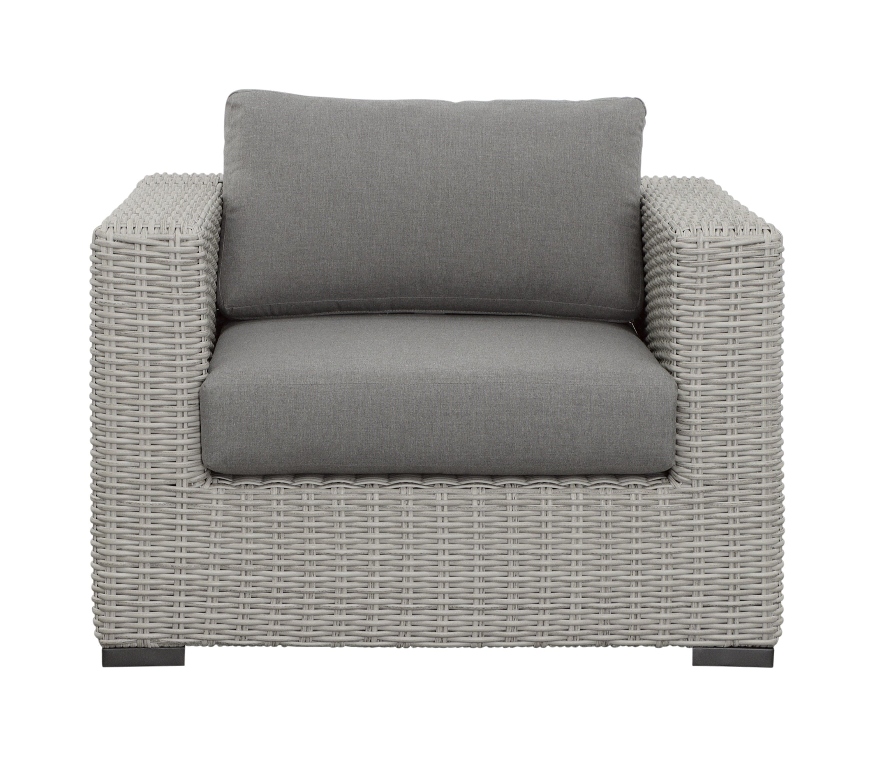 Outdoor Lounge Chair - Chic Design, High-Quality Materials - Deep Cushions, Removable for Easy Storage - Relaxation in Style and Comfort