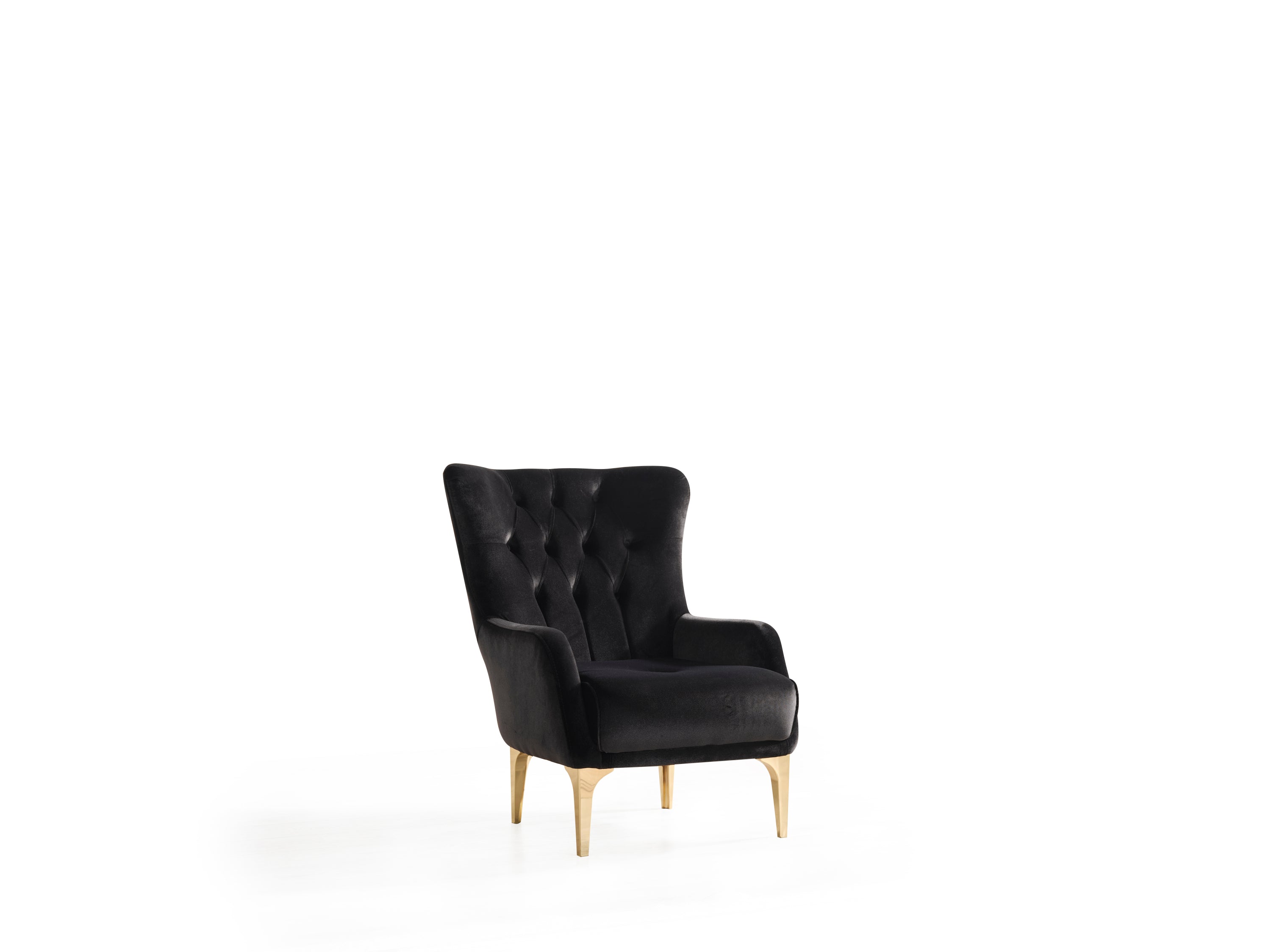 Lust Modern Style Chair  in Black