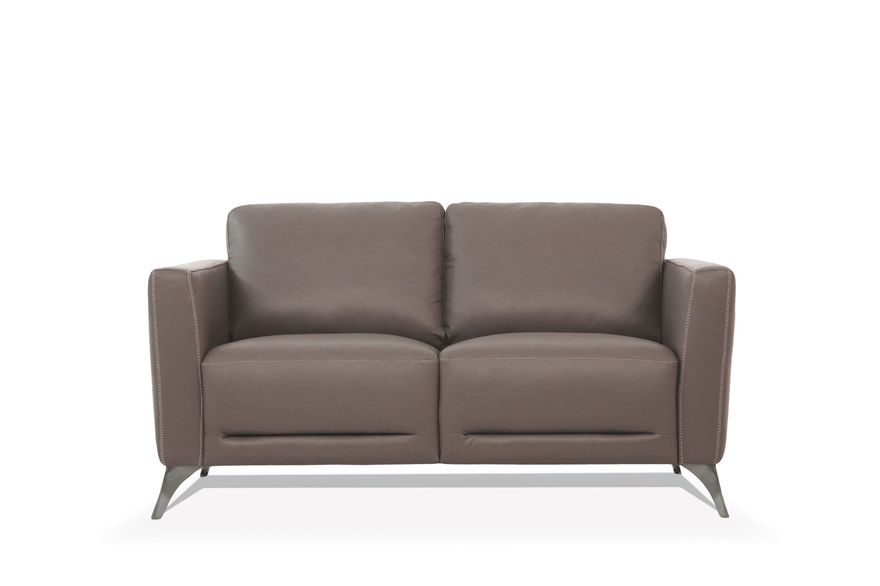 ACME Malaga Loveseat, Taupe Leather 55001