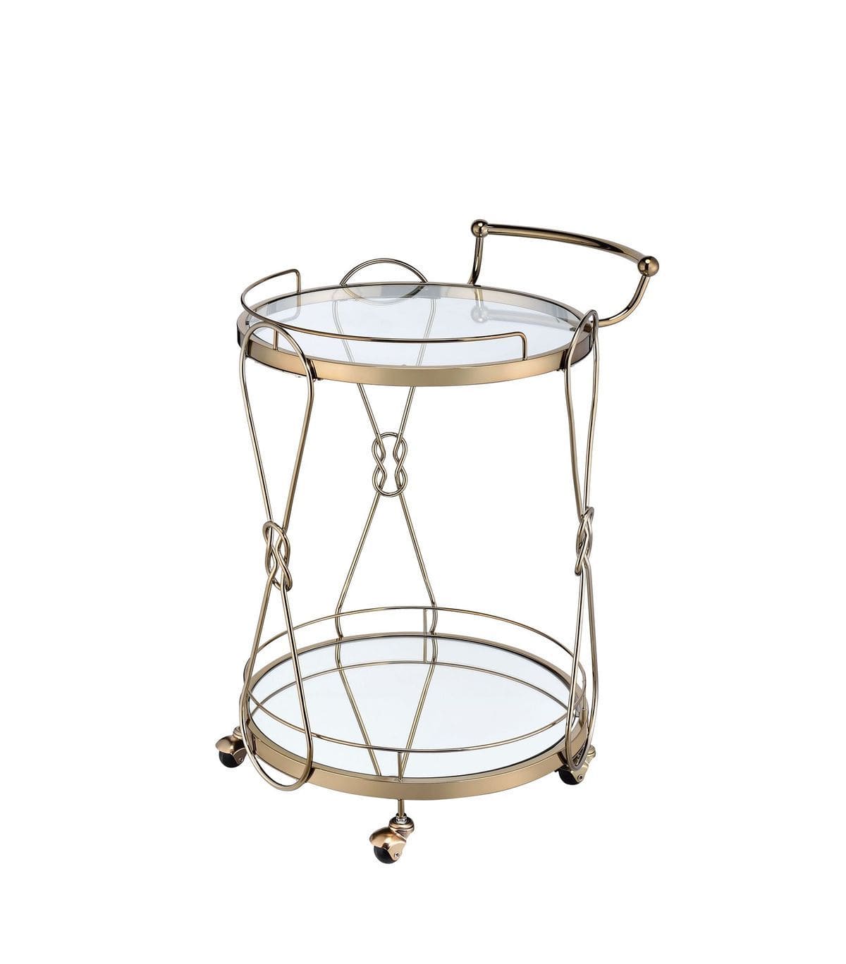 ACME Zekera Serving Cart, Champagne 98940