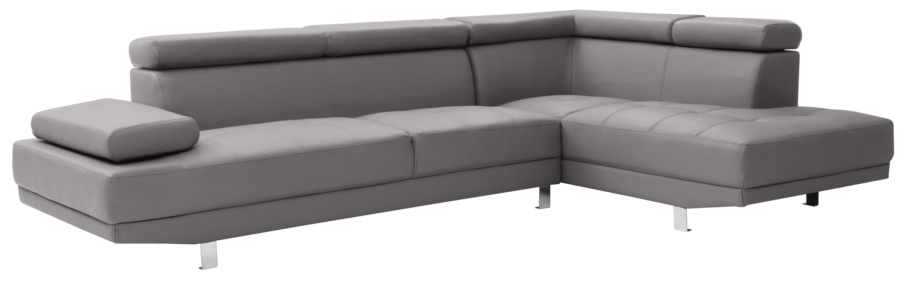 Glory Furniture Riveredge G452-SC Sectional  ( 2 Boxes) , GRAY