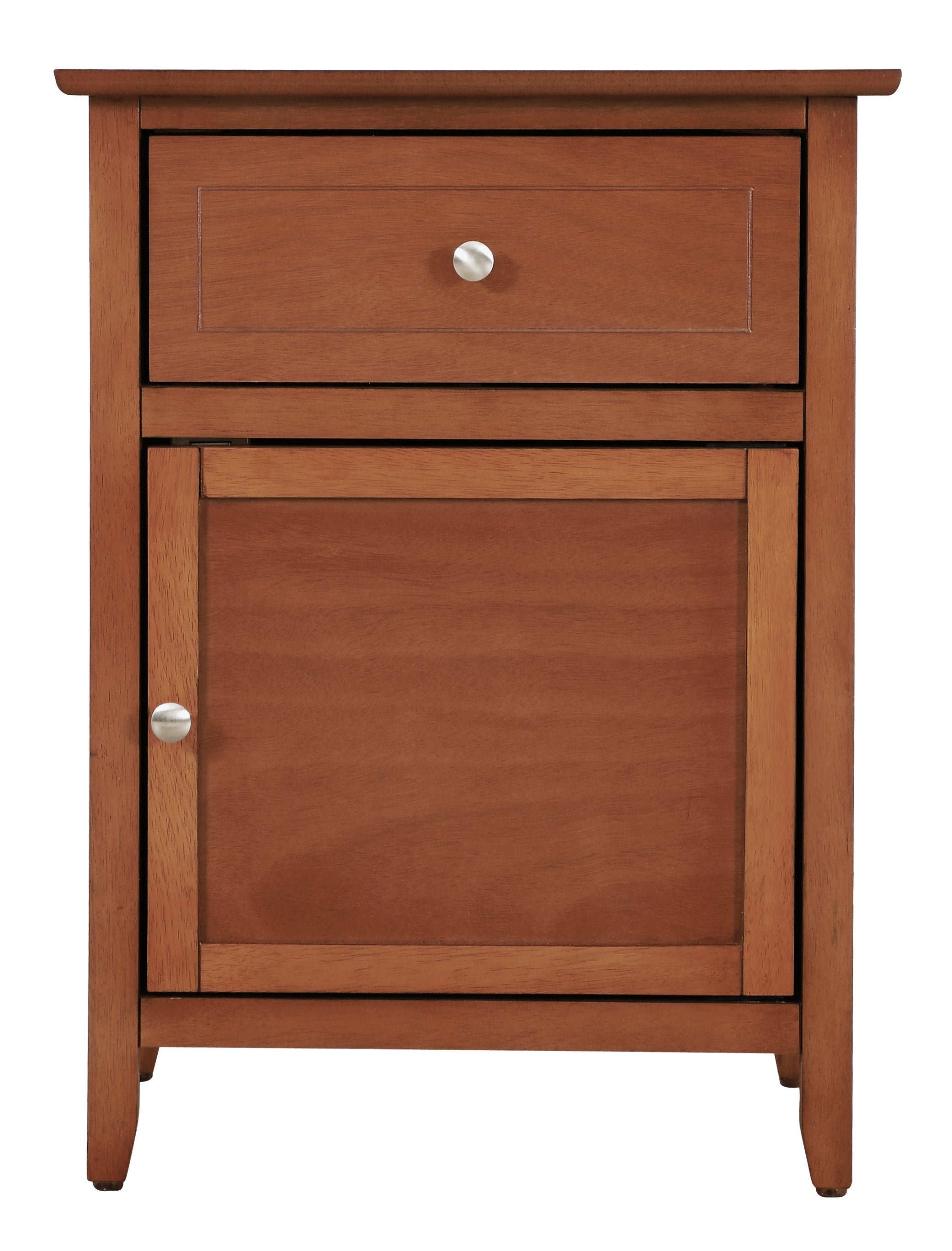 Glory Furniture Izzy G1414-N-60 1 Drawer /1 Door Nightstand , Oak