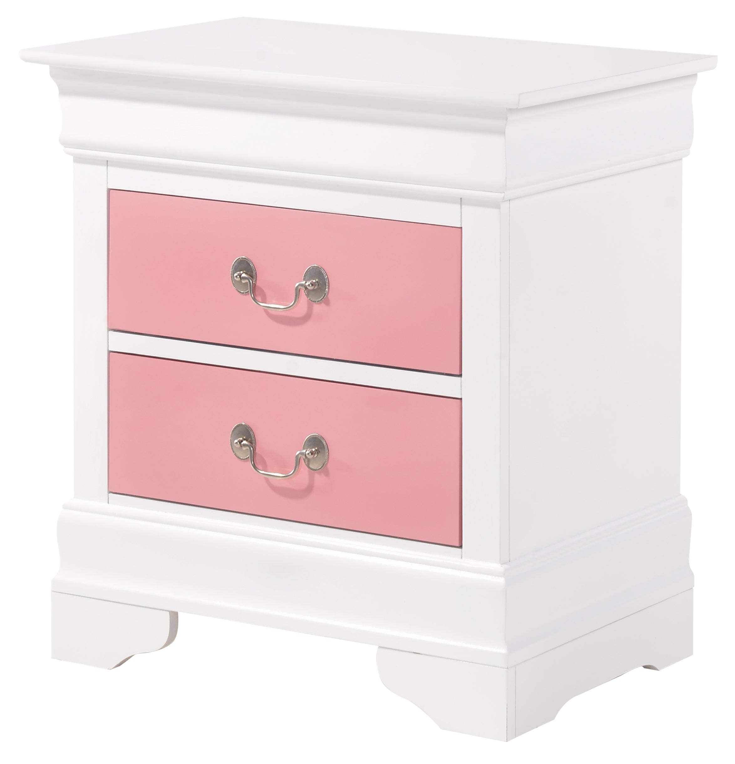 Glory Furniture Louis Phillipe G3193-N Nightstand , Pink