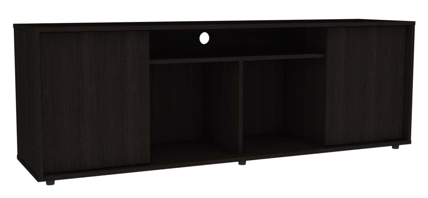 Tv Stand for TV´s up 60" Tucson, Four Shelves, Black Wengue Finish