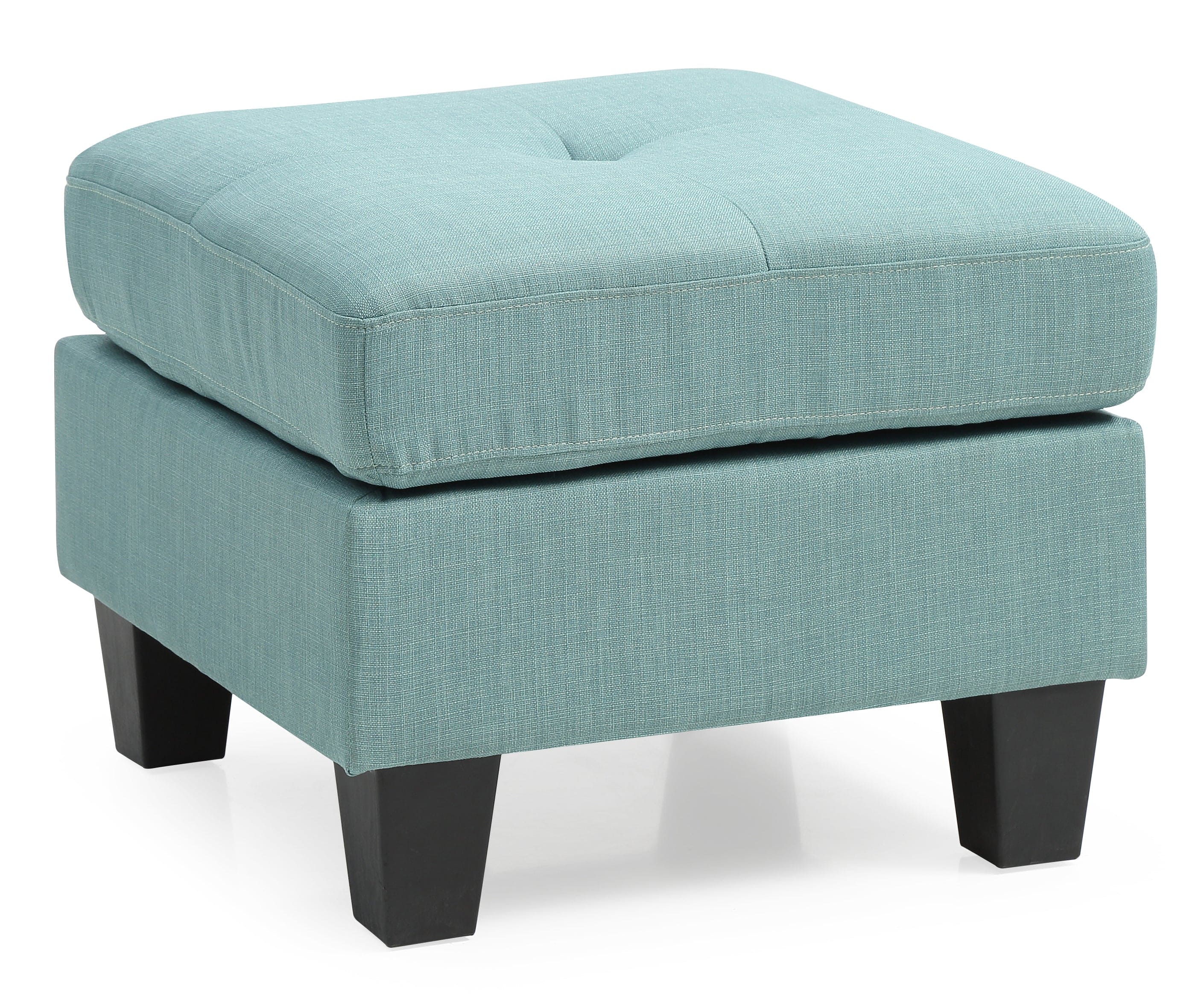 Glory Furniture Newbury G500-O Ottoman , TEAL