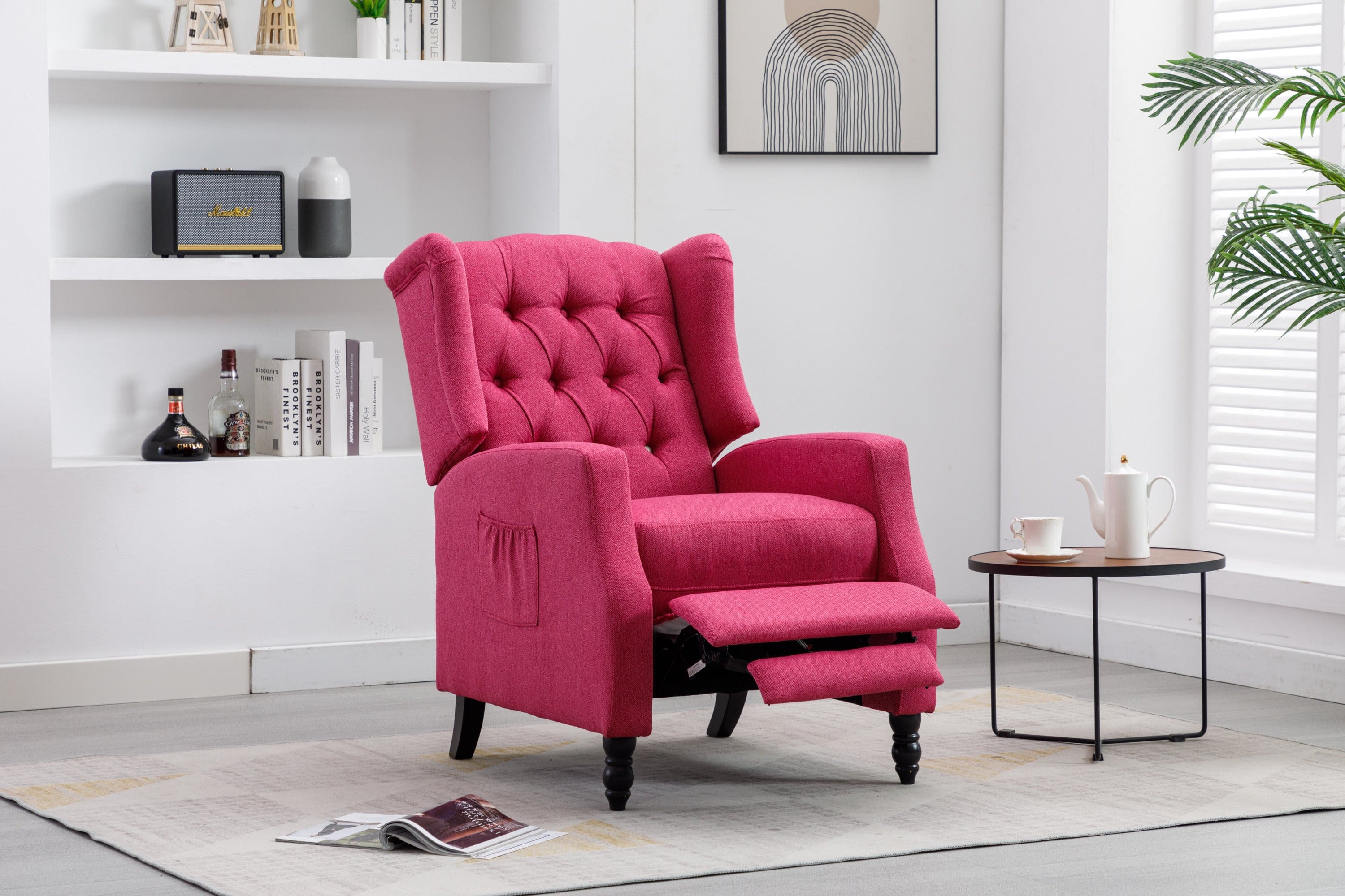 COOLMORE Modern Comfortable Upholstered leisure   chair / Recliner Chair for Living Room