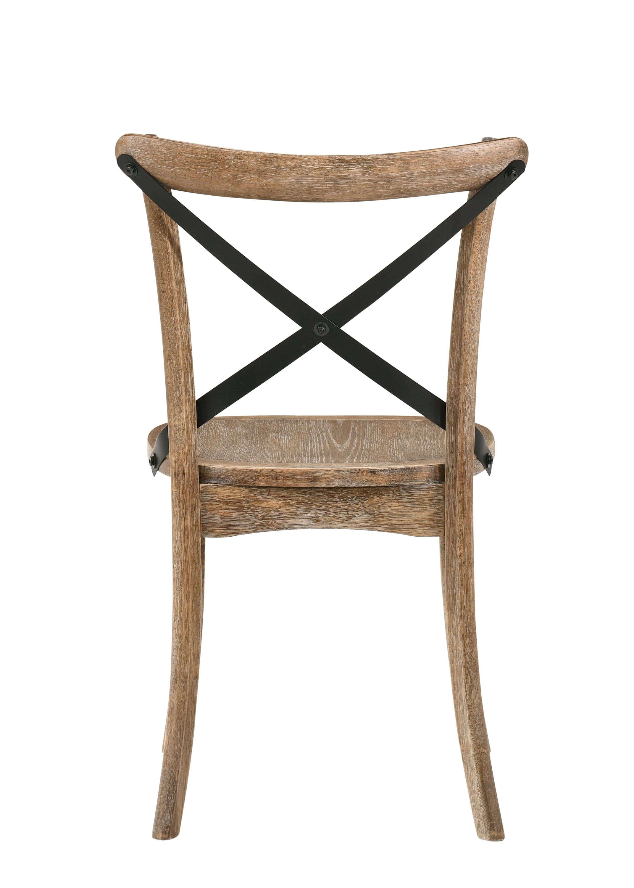 ACME Kendric Side Chair (Set-2), Rustic Oak 71777