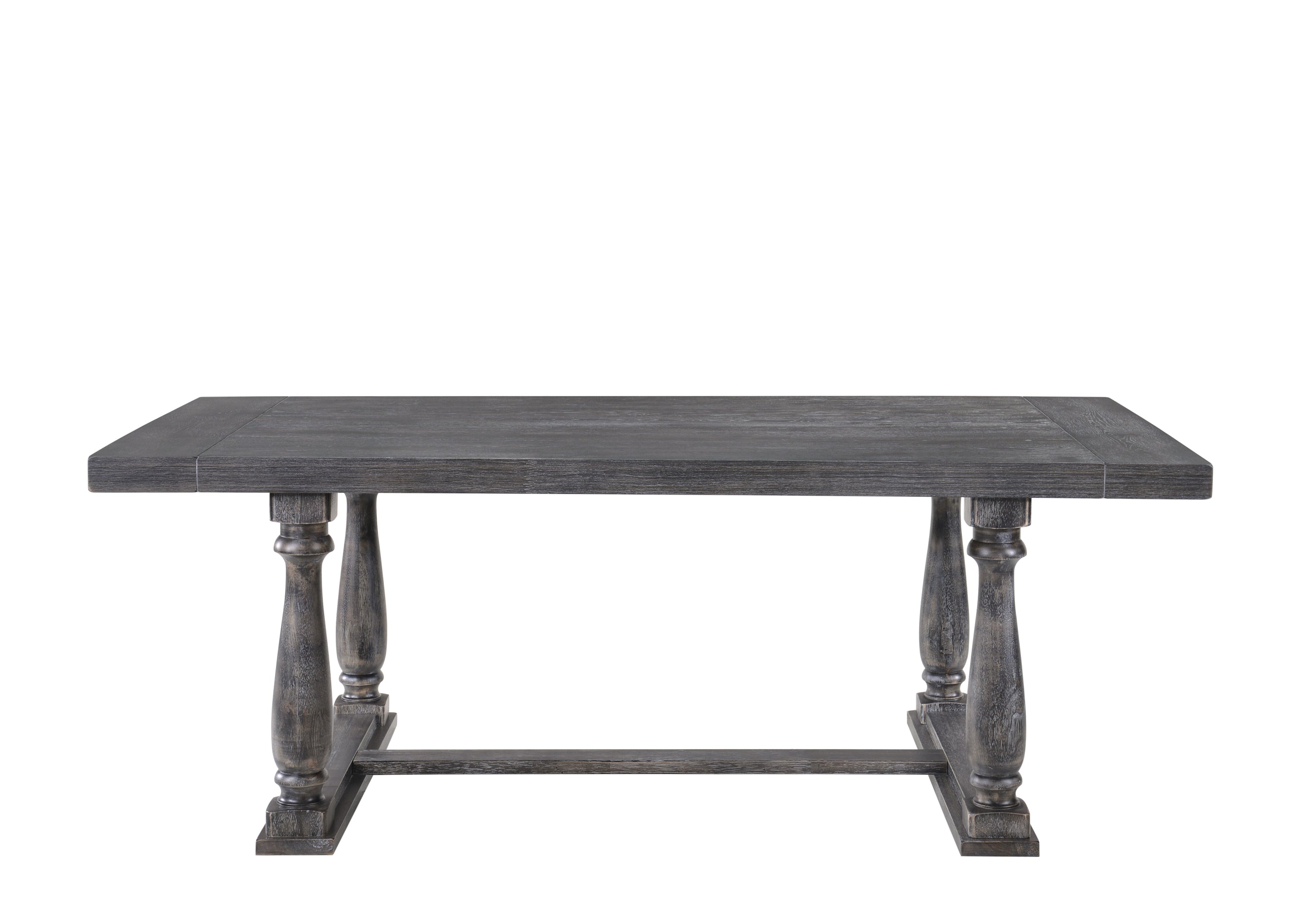 ACME Bernard Dining Table, Weathered Gray Oak 66190