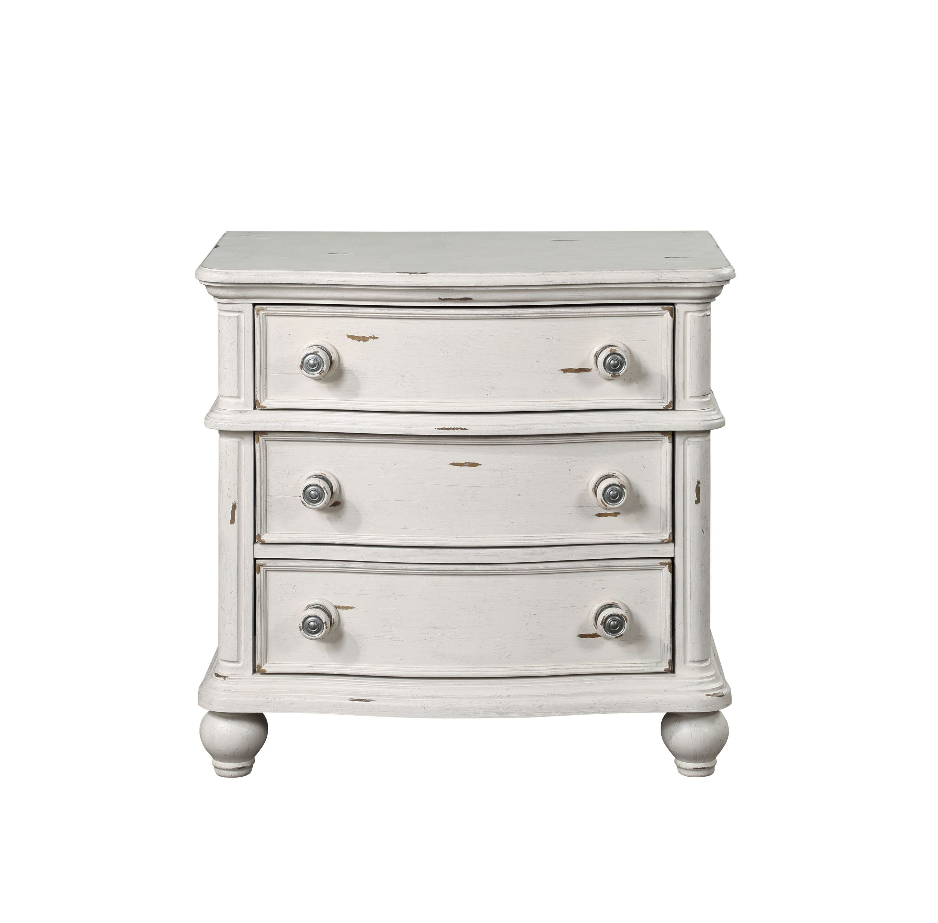 ACME Jaqueline NIGHTSTAND Antique White Finish BD01434