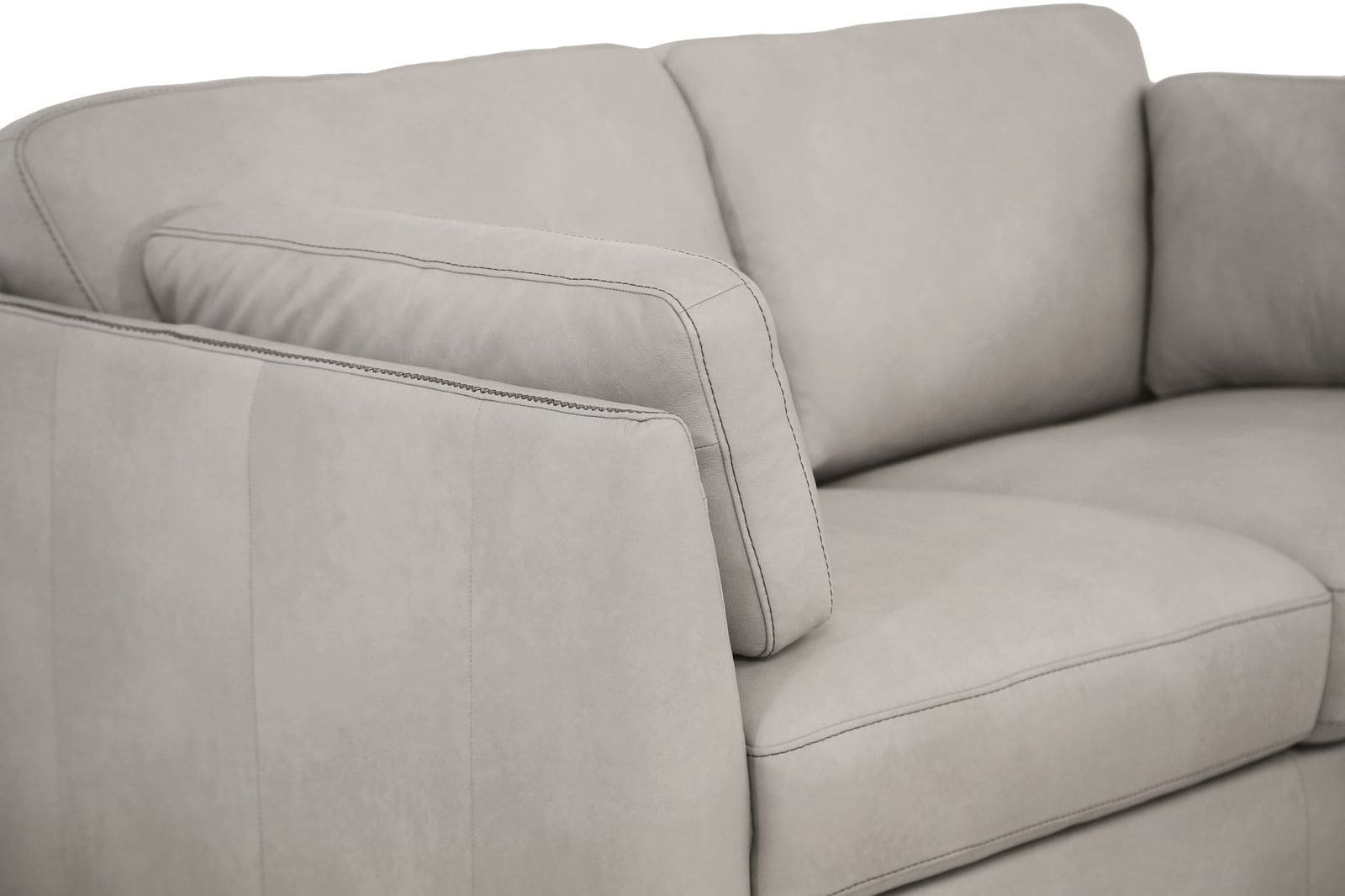 ACME Matias Loveseat, Dusty White Leather 55016