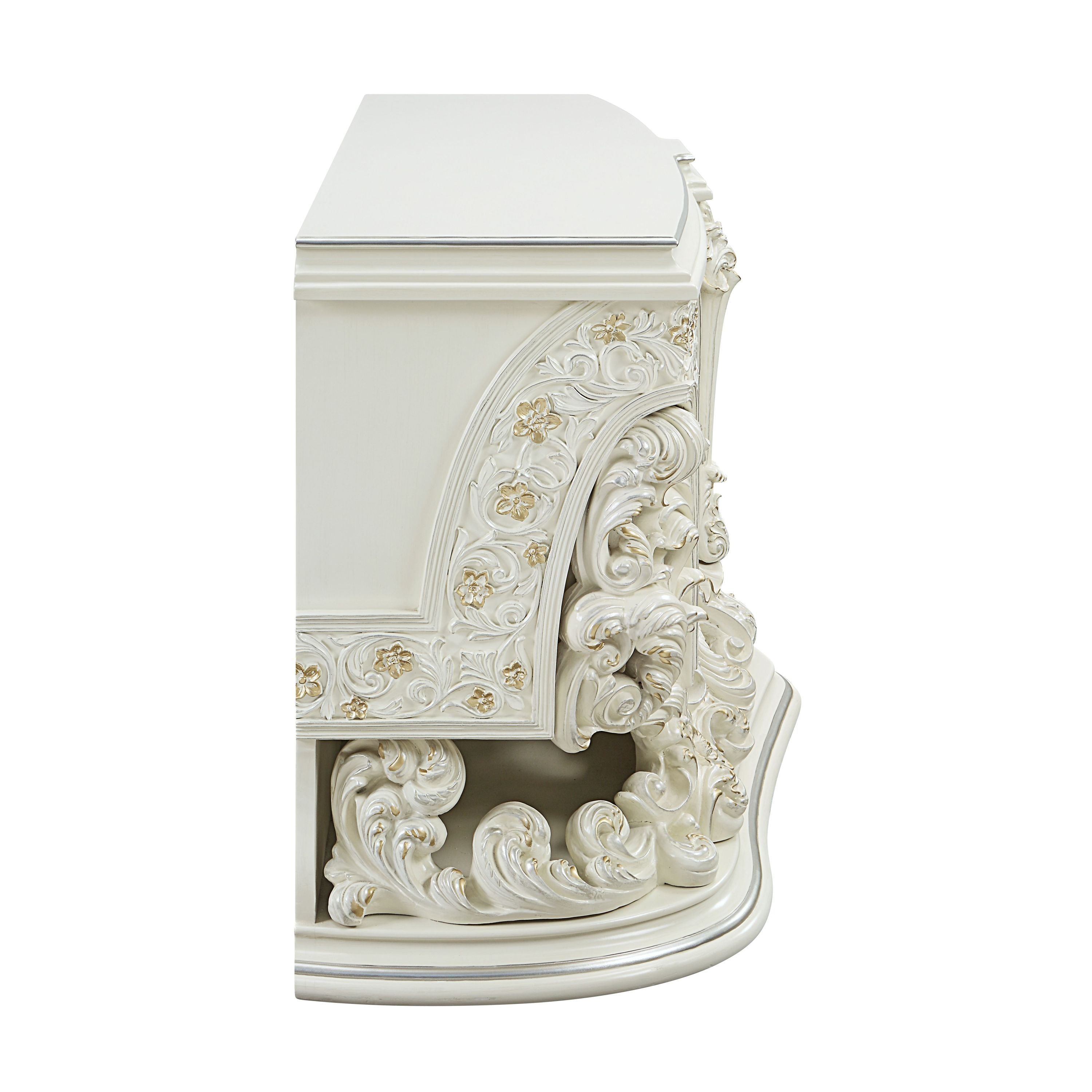 ACME Adara SERVER Antique White Finish DN01233