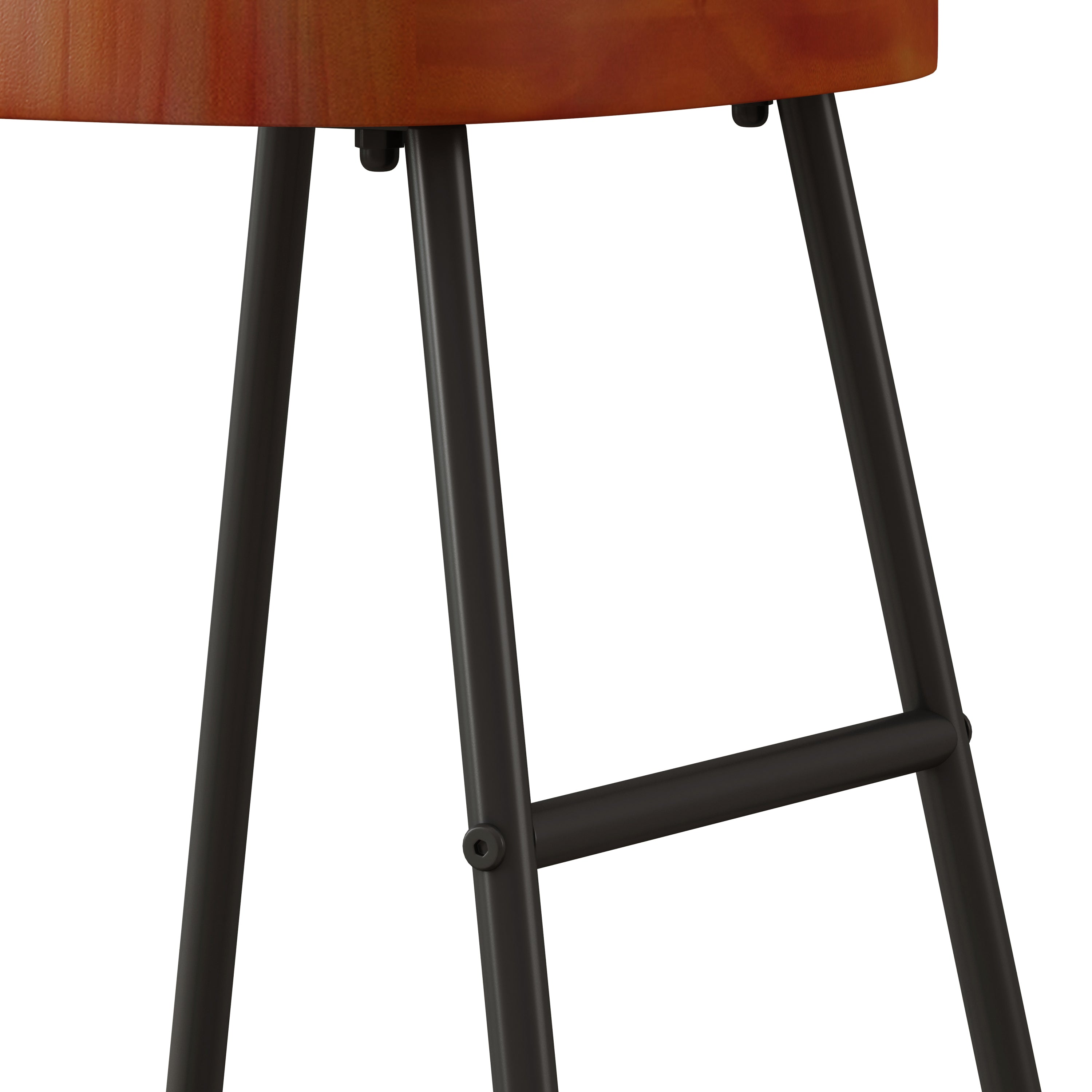 29.52" Stylish and Minimalist Bar Stools Set of 2, Counter Height Bar Stools, for Kitchen Island, Coffee Shop, Bar, Home Balcony, Brown