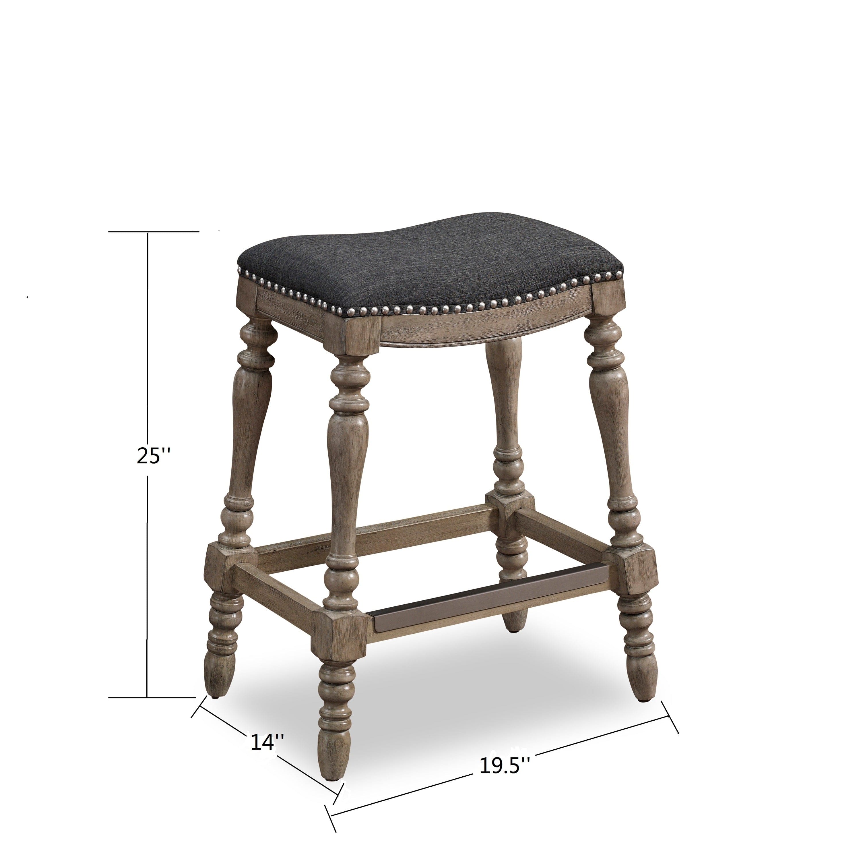 Carolina Saddle Seat Counter Stool