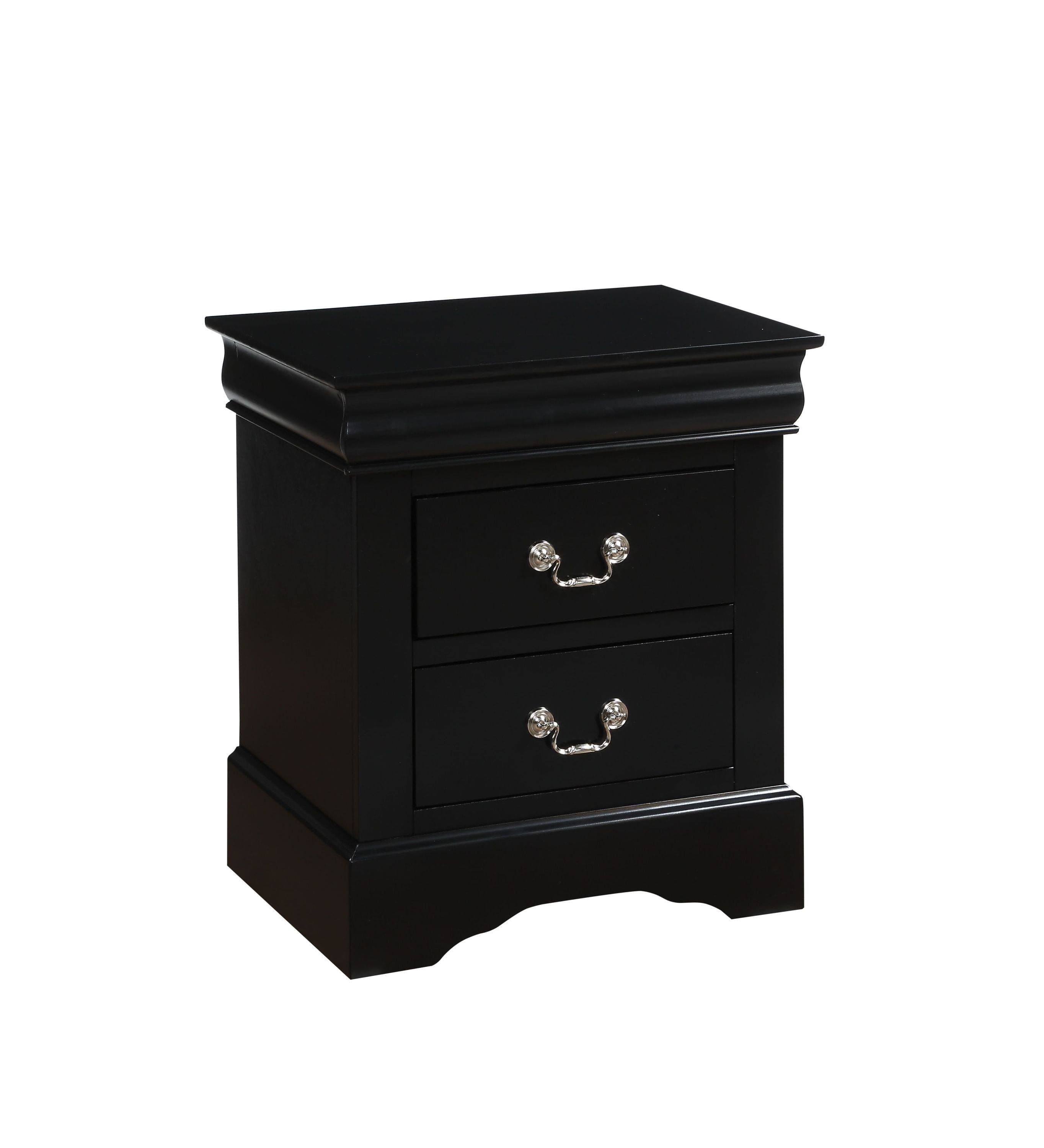 ACME Louis Philippe III Nightstand in Black 19503