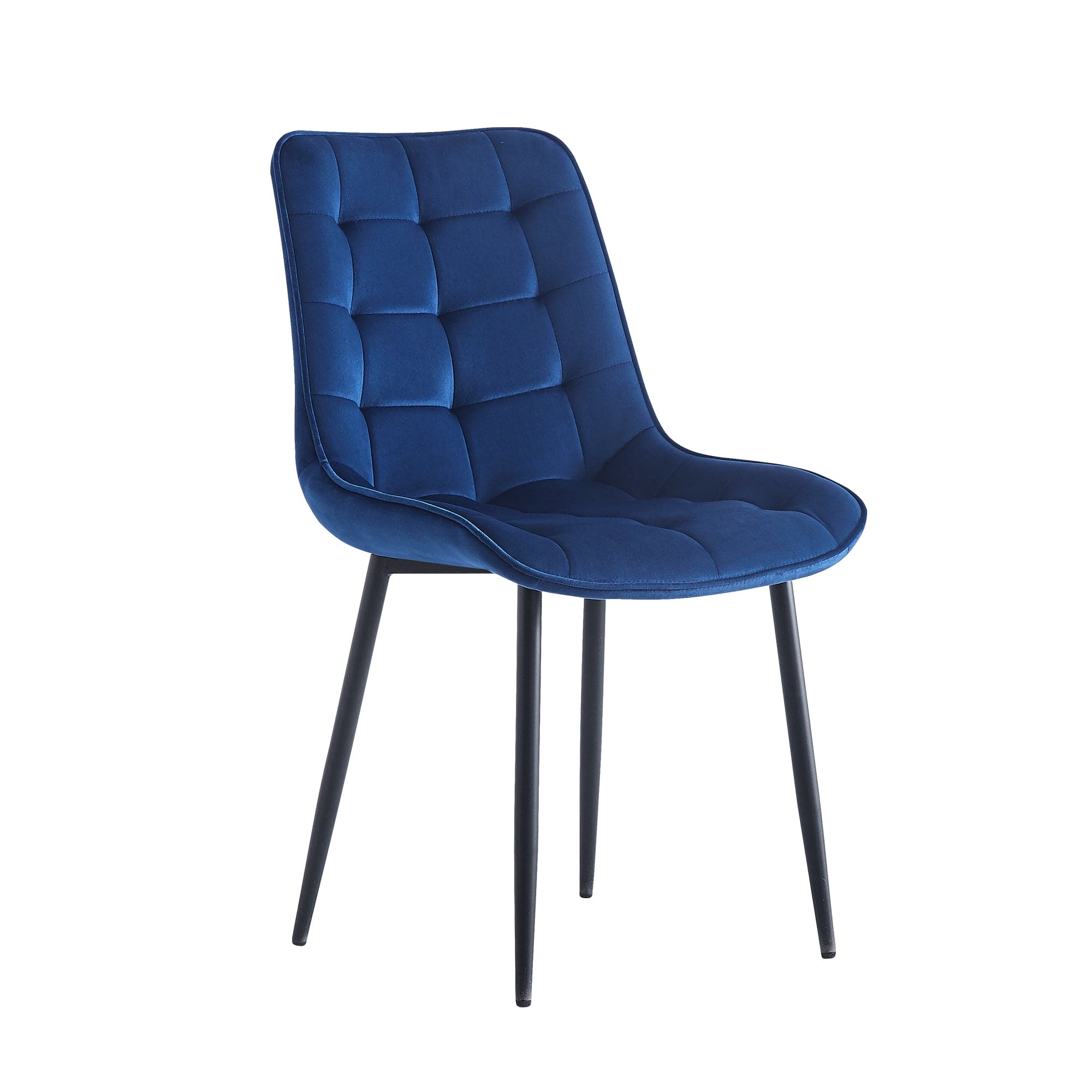 Dining Chair 2PCS（BLUE），Modern style，New technology，Suitable for restaurants, cafes, taverns, offices, living rooms, reception rooms.Simple structure, easy installation.