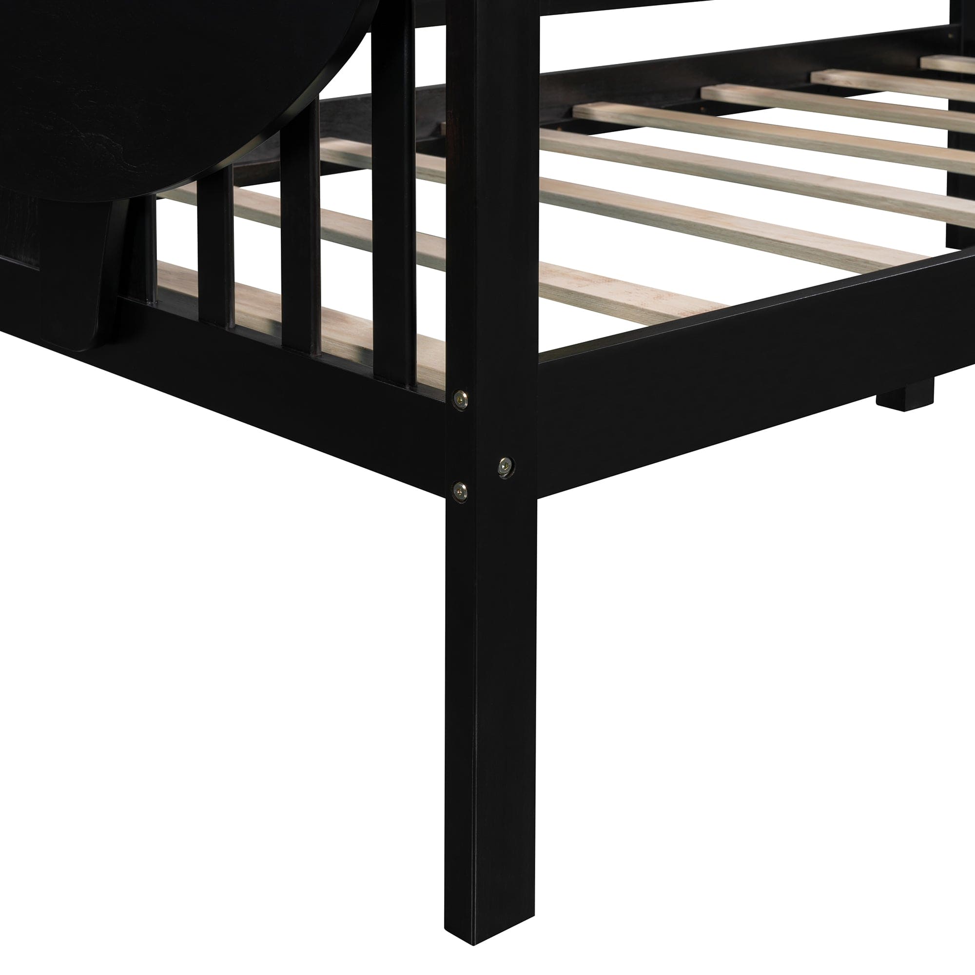 Twin size Daybed, Wood Slat Support, Espresso