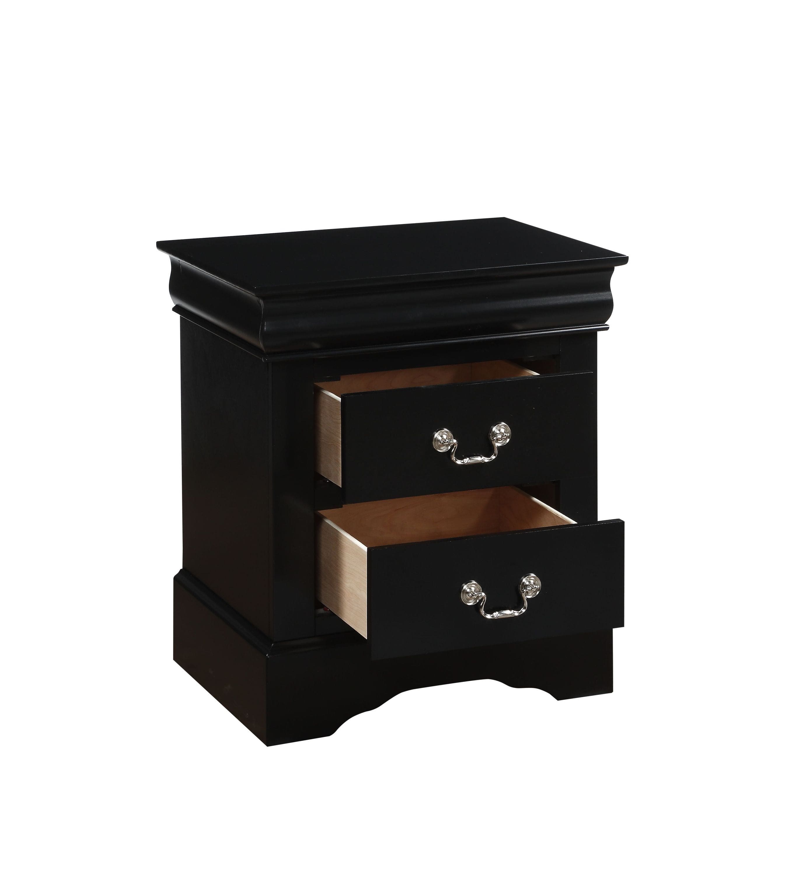 ACME Louis Philippe III Nightstand in Black 19503