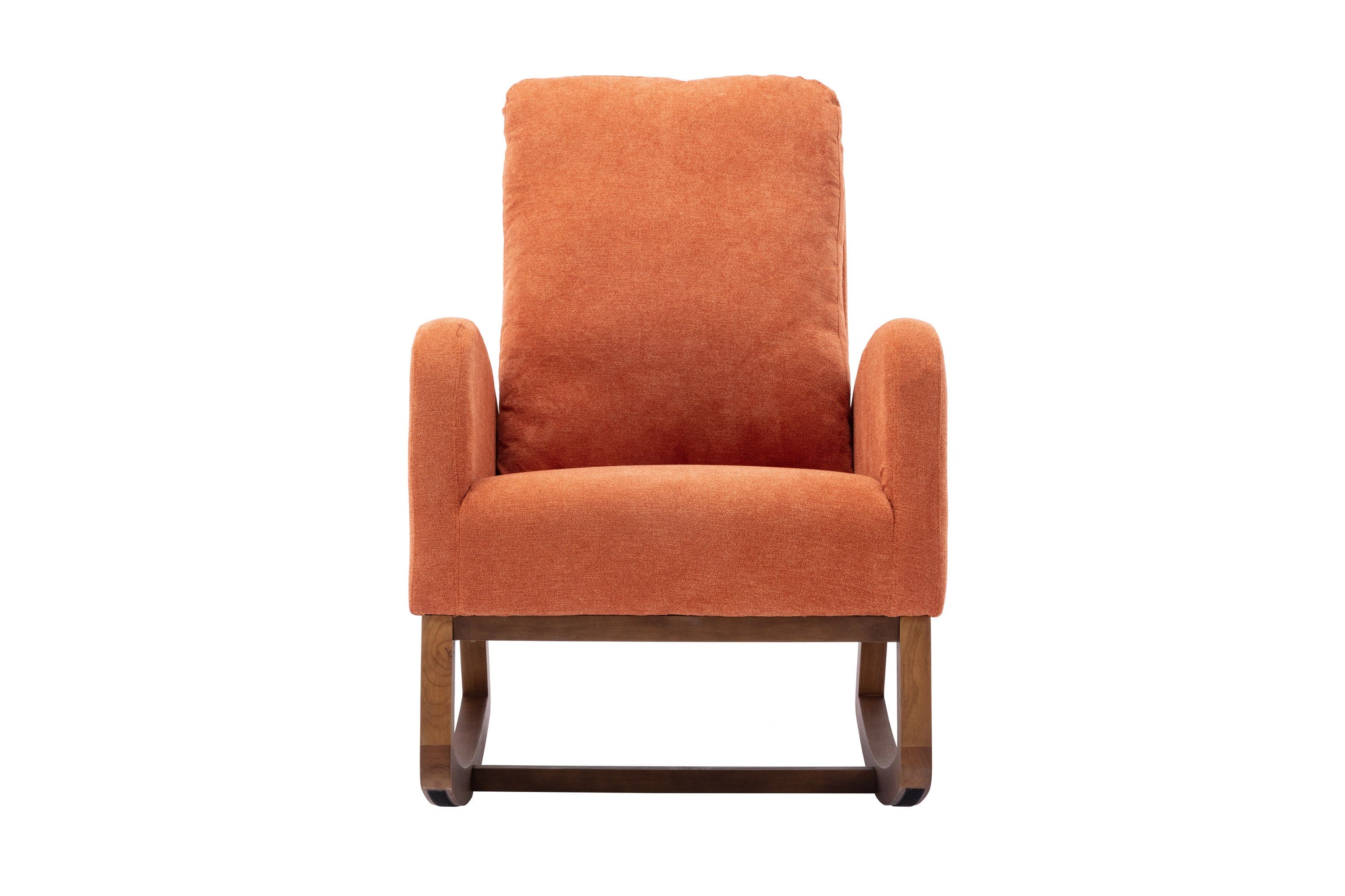 COOLMORE  living  room Comfortable  rocking chair  living room chair  Orange