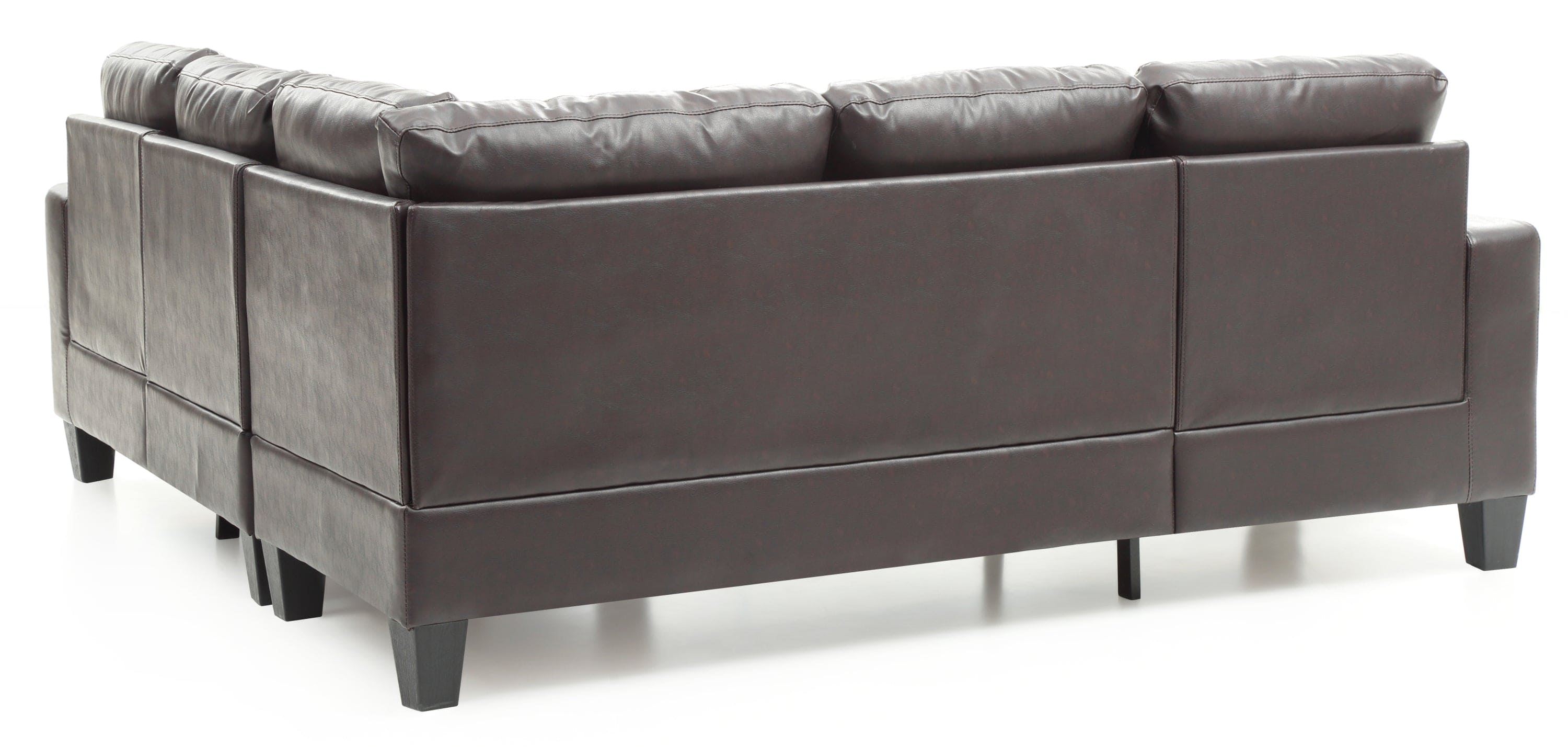 Glory Furniture Newbury G464B-SC Sectional, DARK BROWN