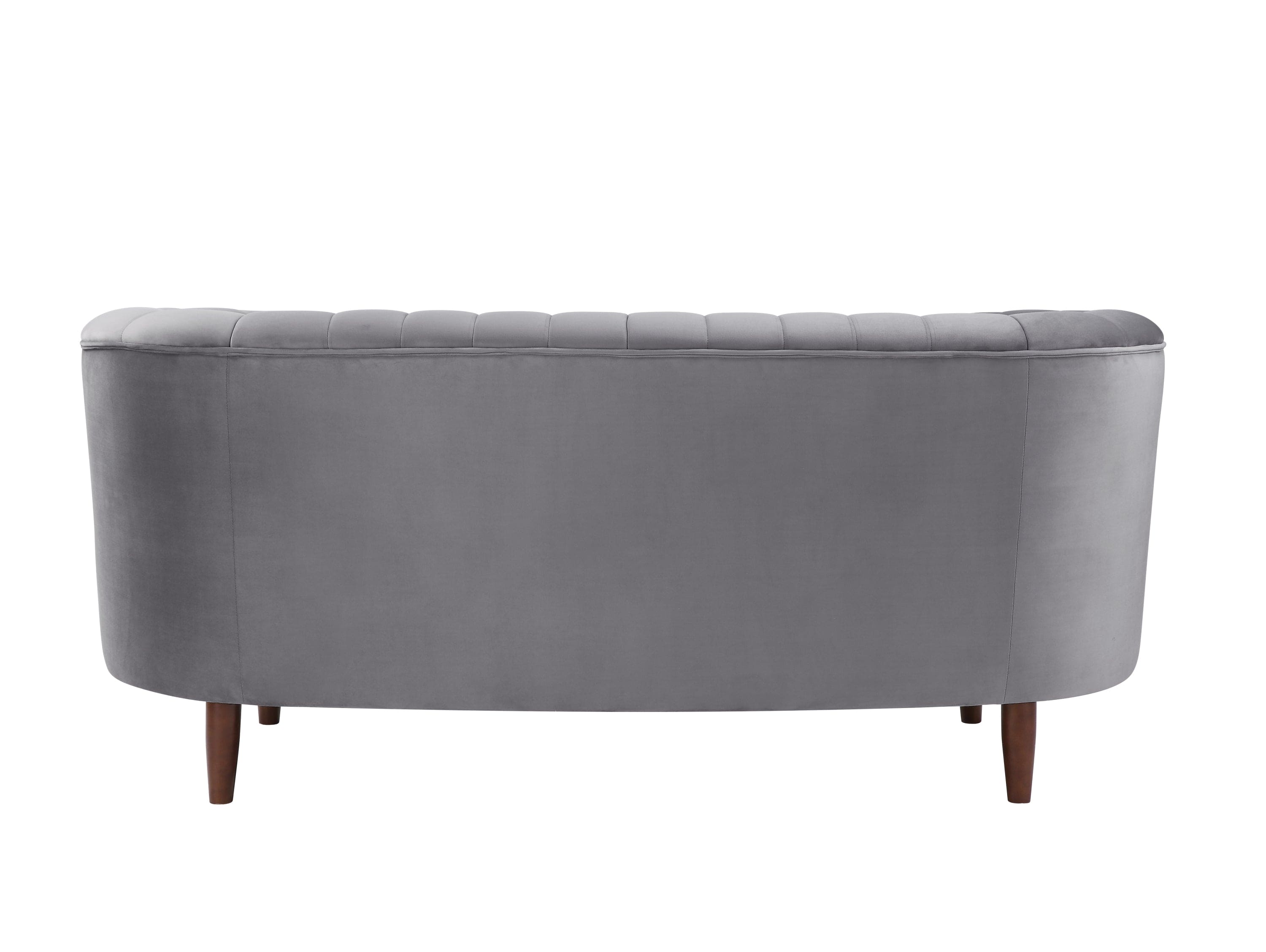 ACME Millephri Loveseat  in Gray Velvet LV00167