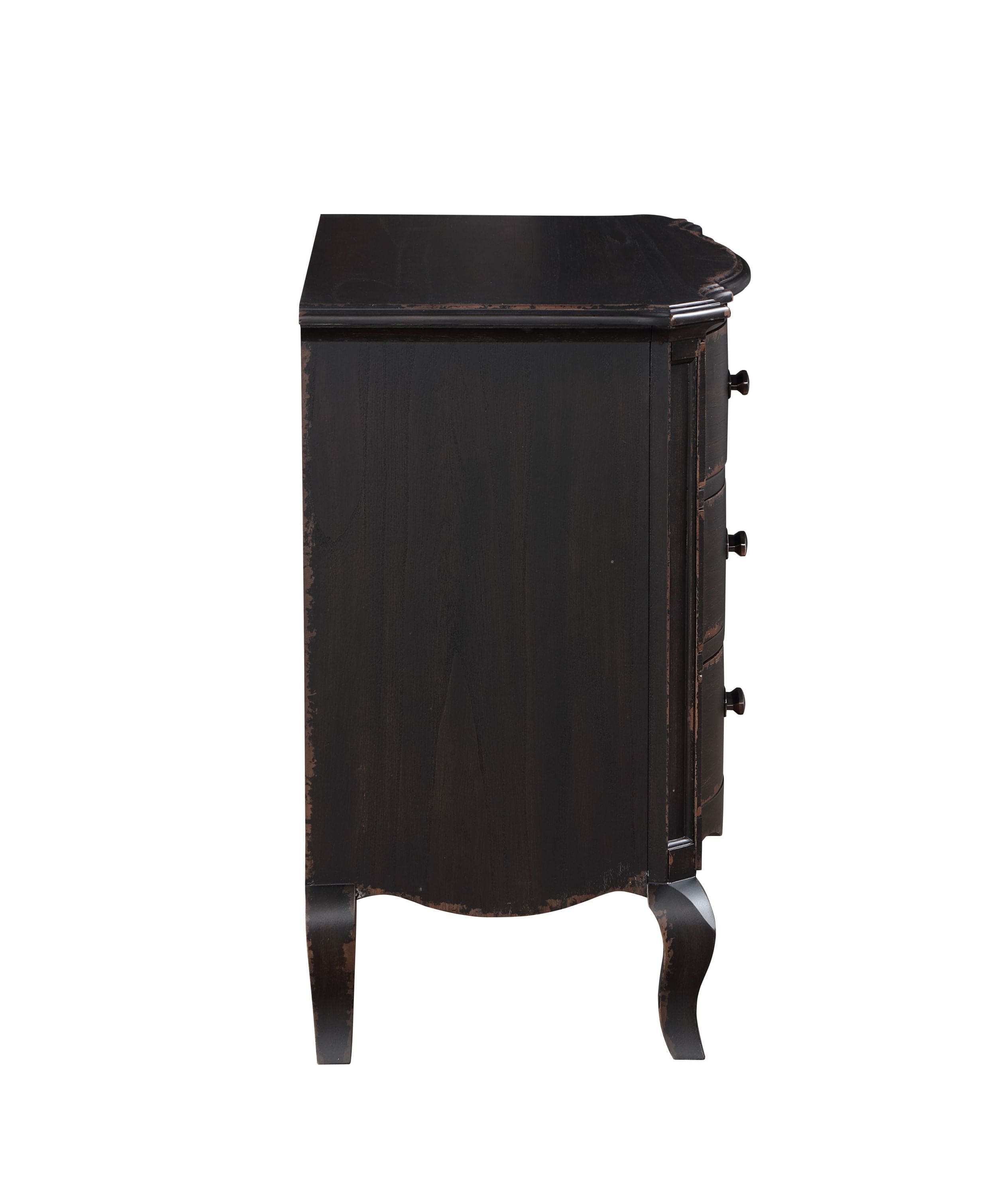 ACME Chelmsford Nightstand, Black Antique Finish BD02297