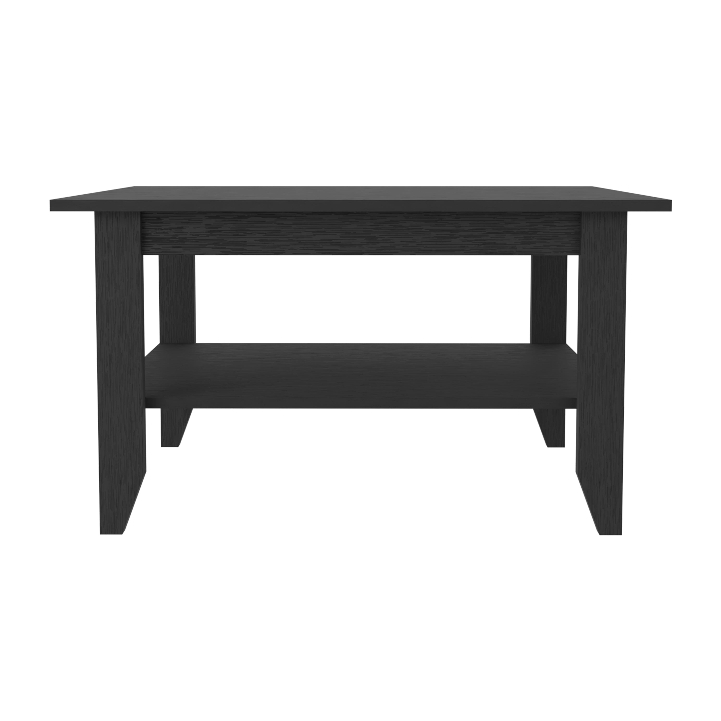 Coffee Table San Jose, One Shelf, Black Wengue Finish