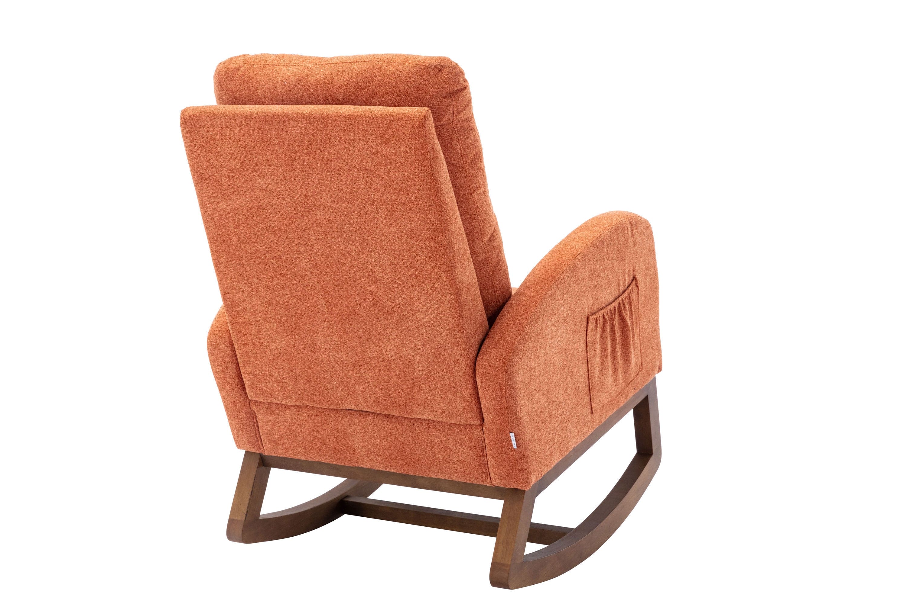 COOLMORE  living  room Comfortable  rocking chair  living room chair  Orange