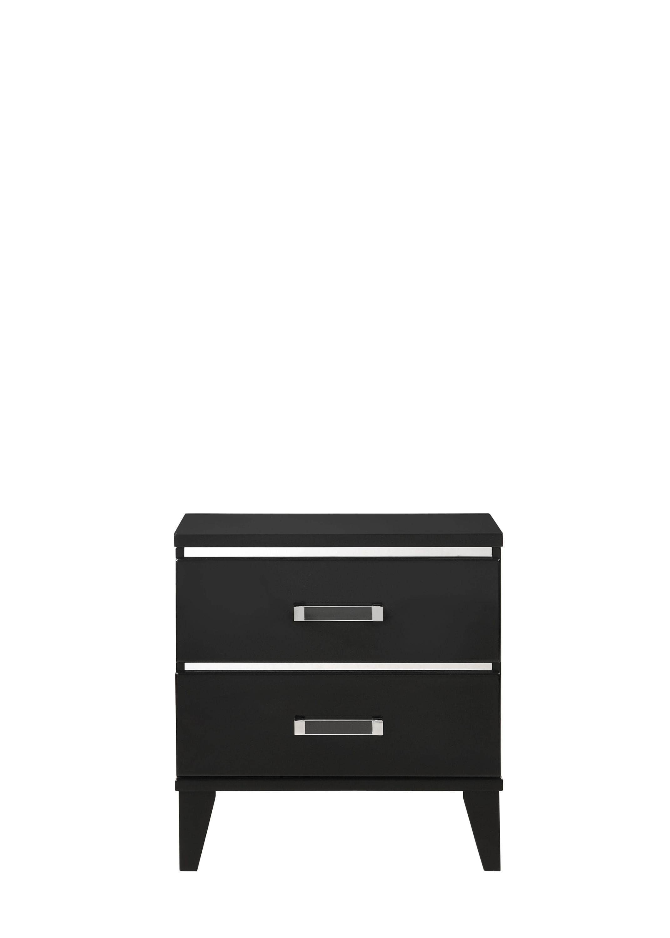 ACME Chelsie Nightstand• Black Finish 27413