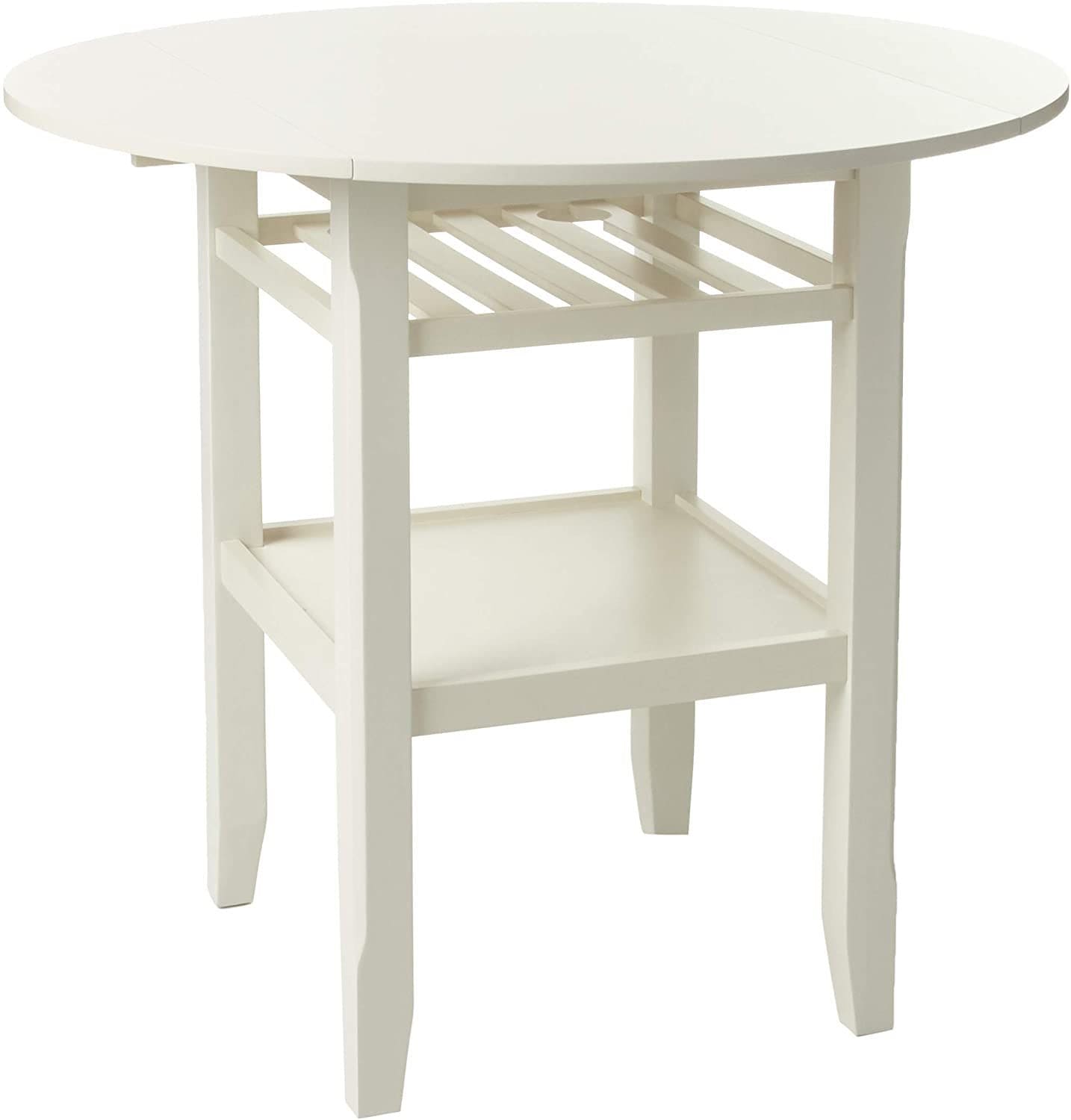 ACME Tartys Counter Height Table in Cream 72545