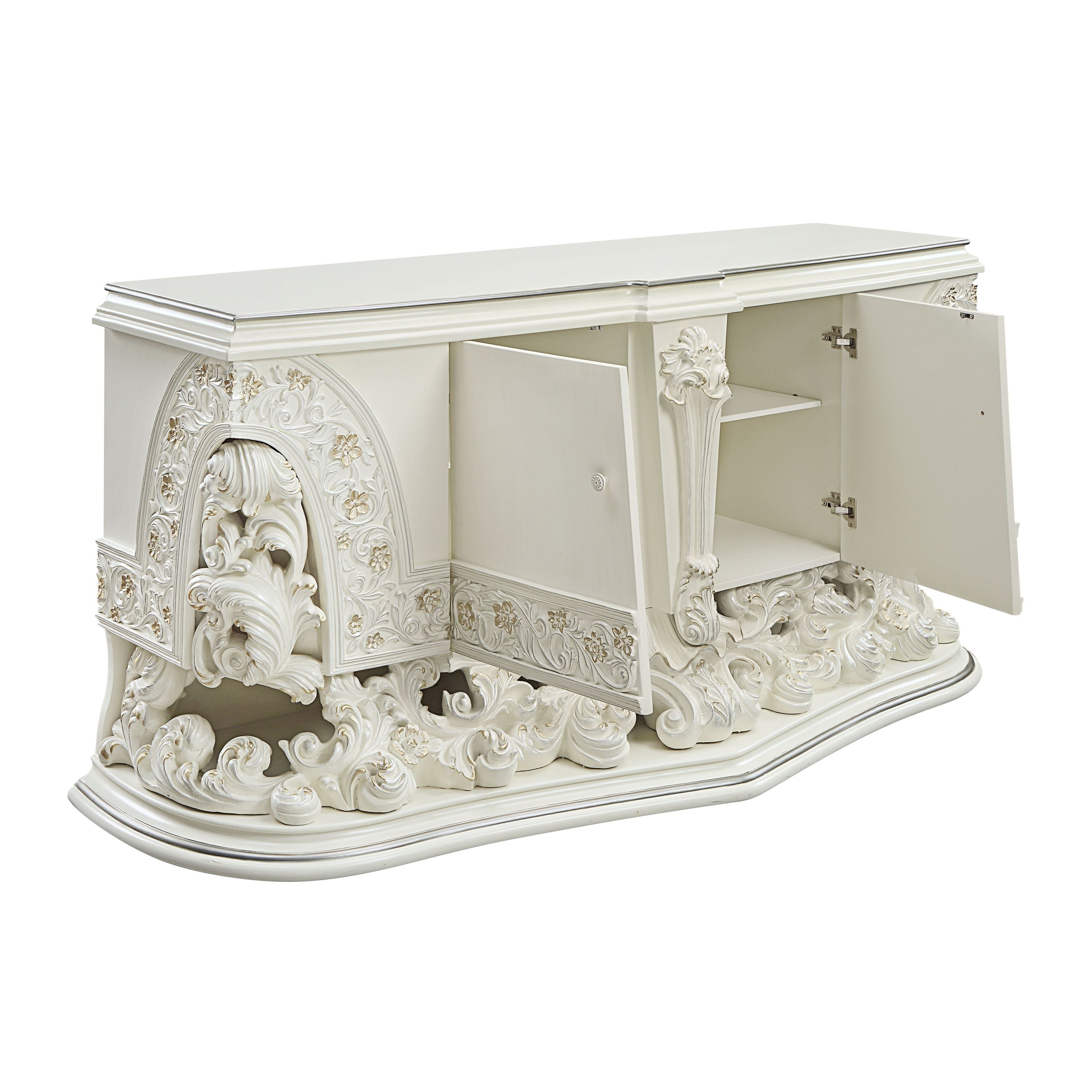 ACME Adara SERVER Antique White Finish DN01233