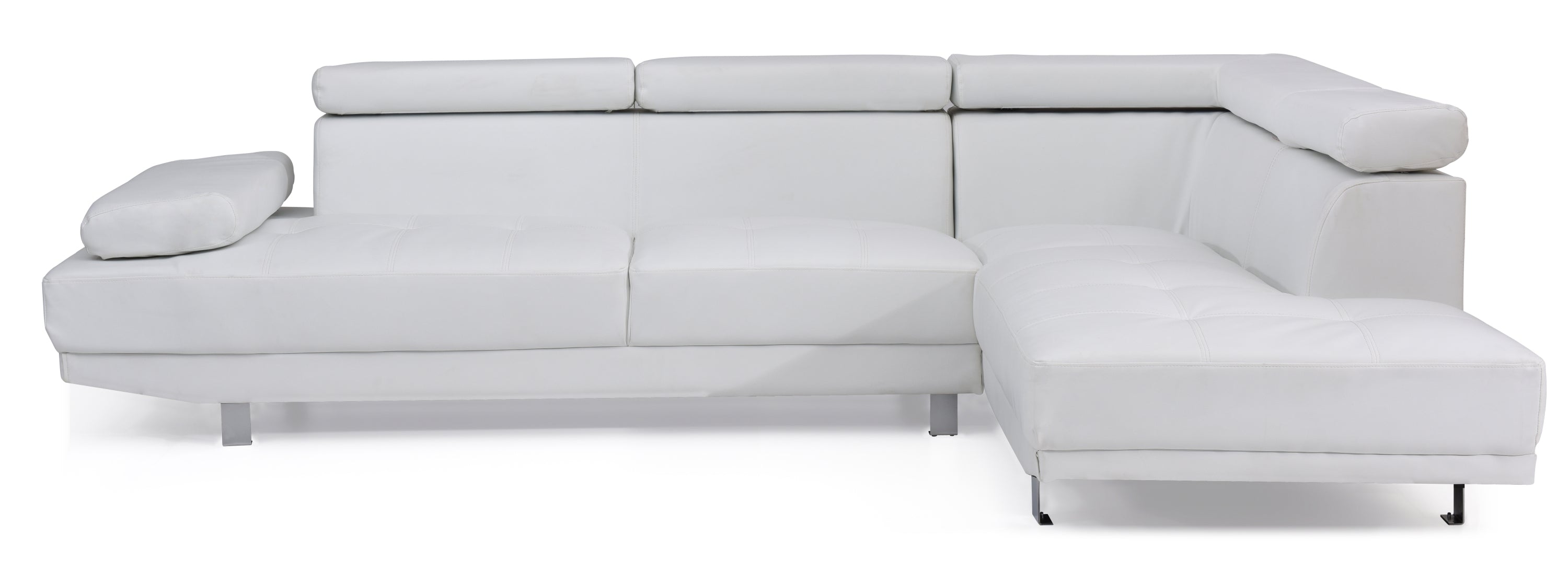 Glory Furniture Riveredge G449-SC Sectional  ( 2 Boxes) , WHITE