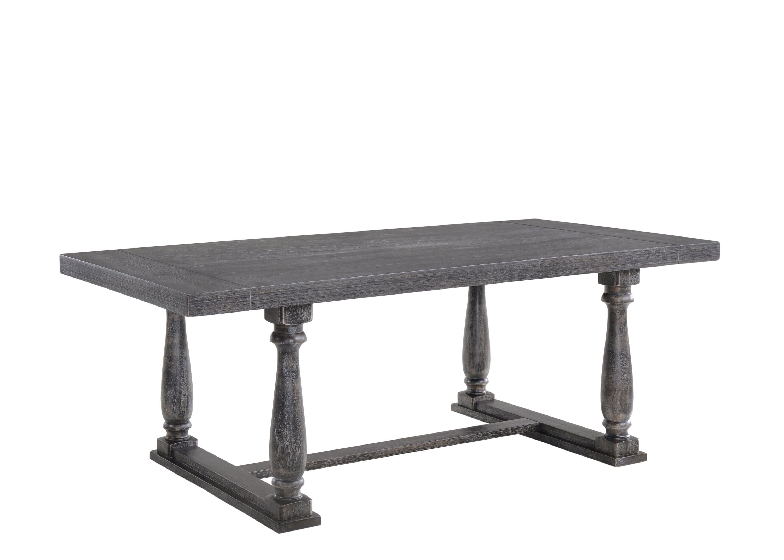 ACME Bernard Dining Table, Weathered Gray Oak 66190