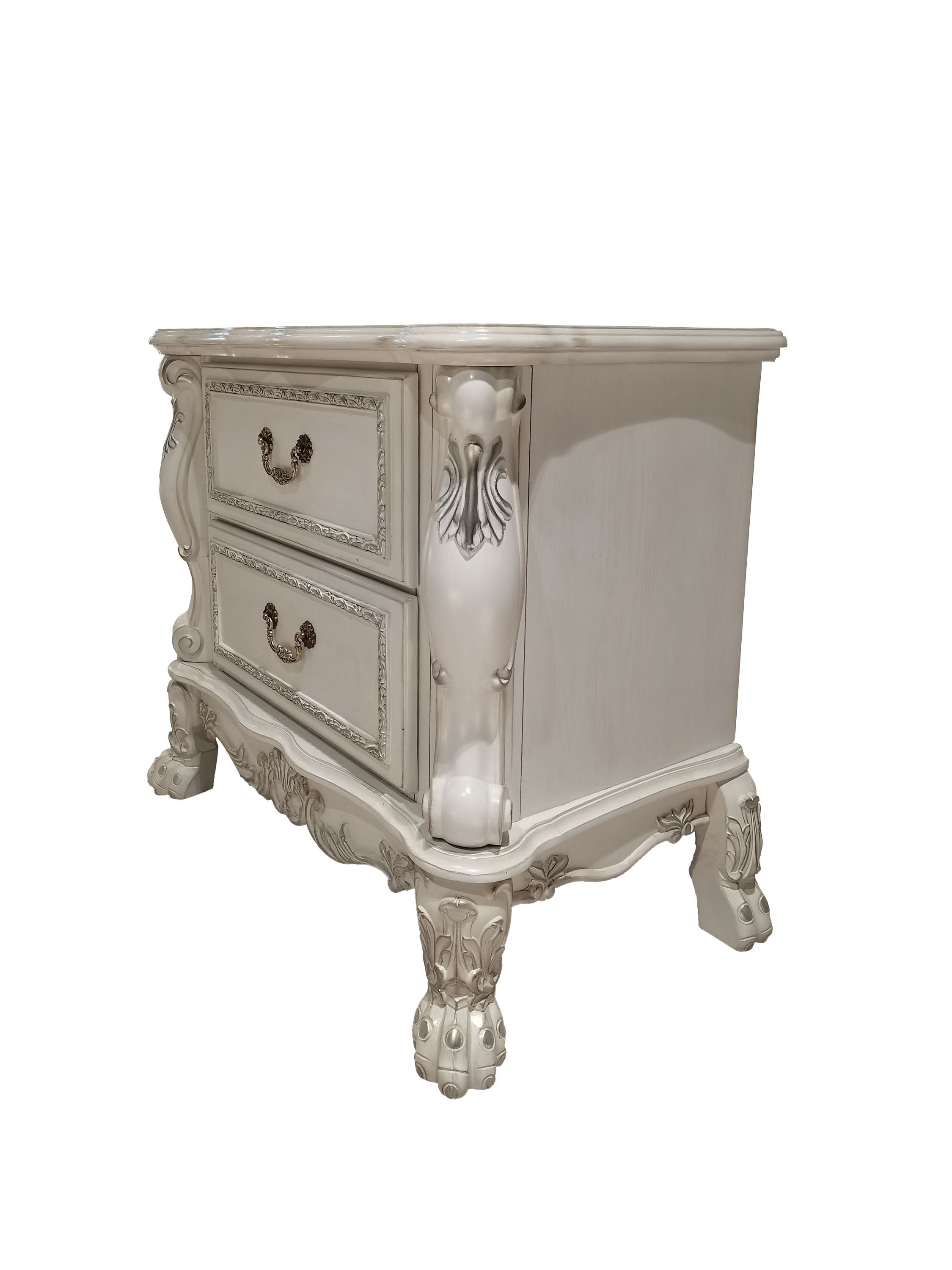 ACME Dresden II NIGHTSTAND PU & White Finish BD01675