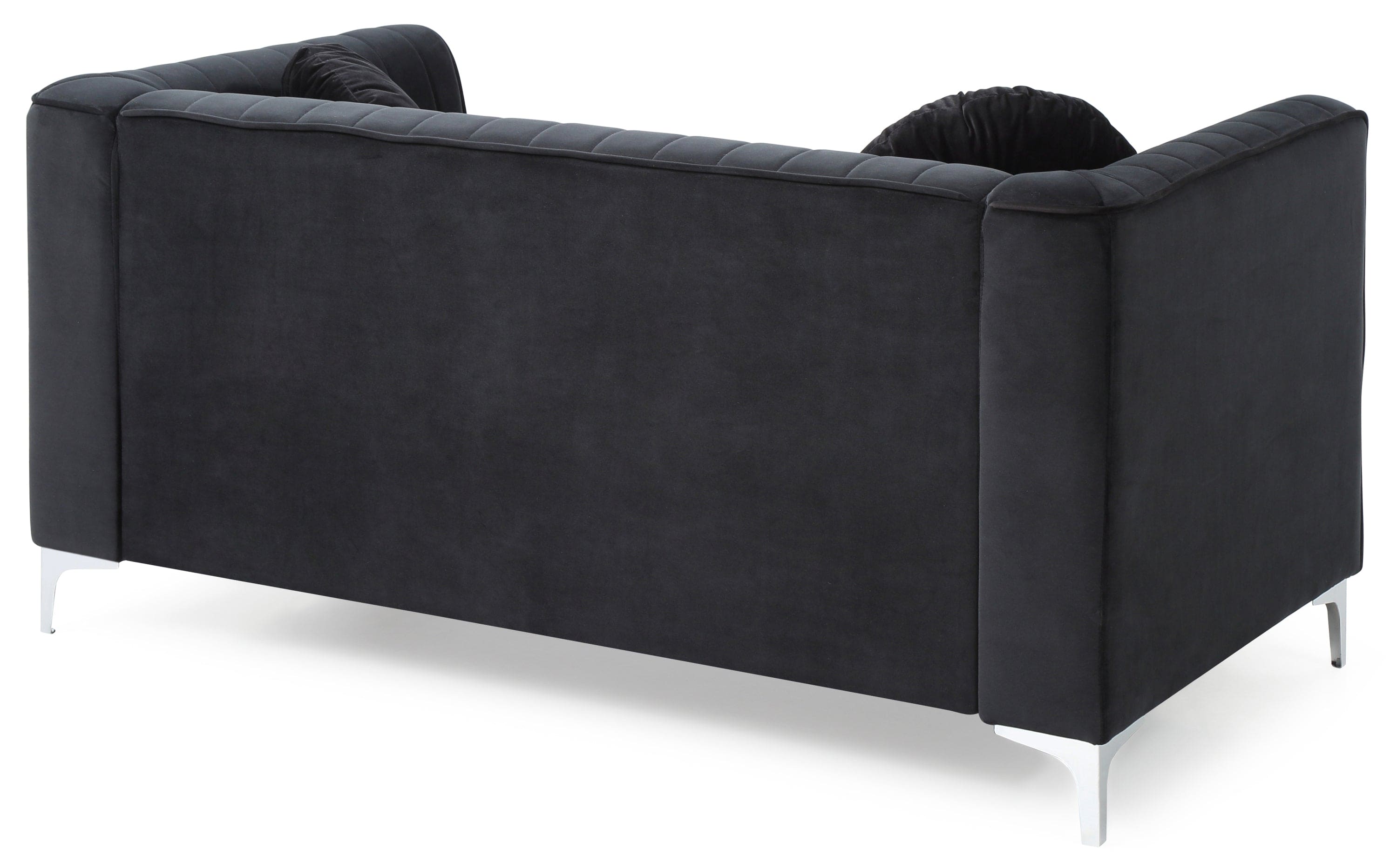 Glory Furniture Delray G793A-L Loveseat ( 2 Boxes ) , BLACK