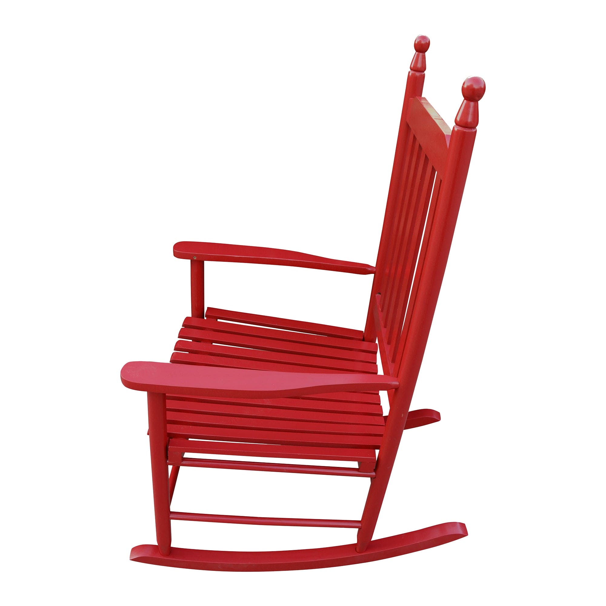 Wooden porch rocker chair  Rose Red