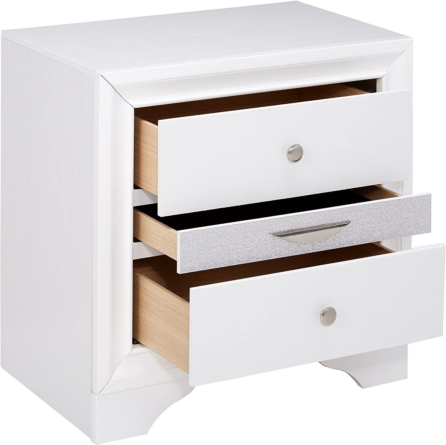 ACME Naima Nightstand in White 25773