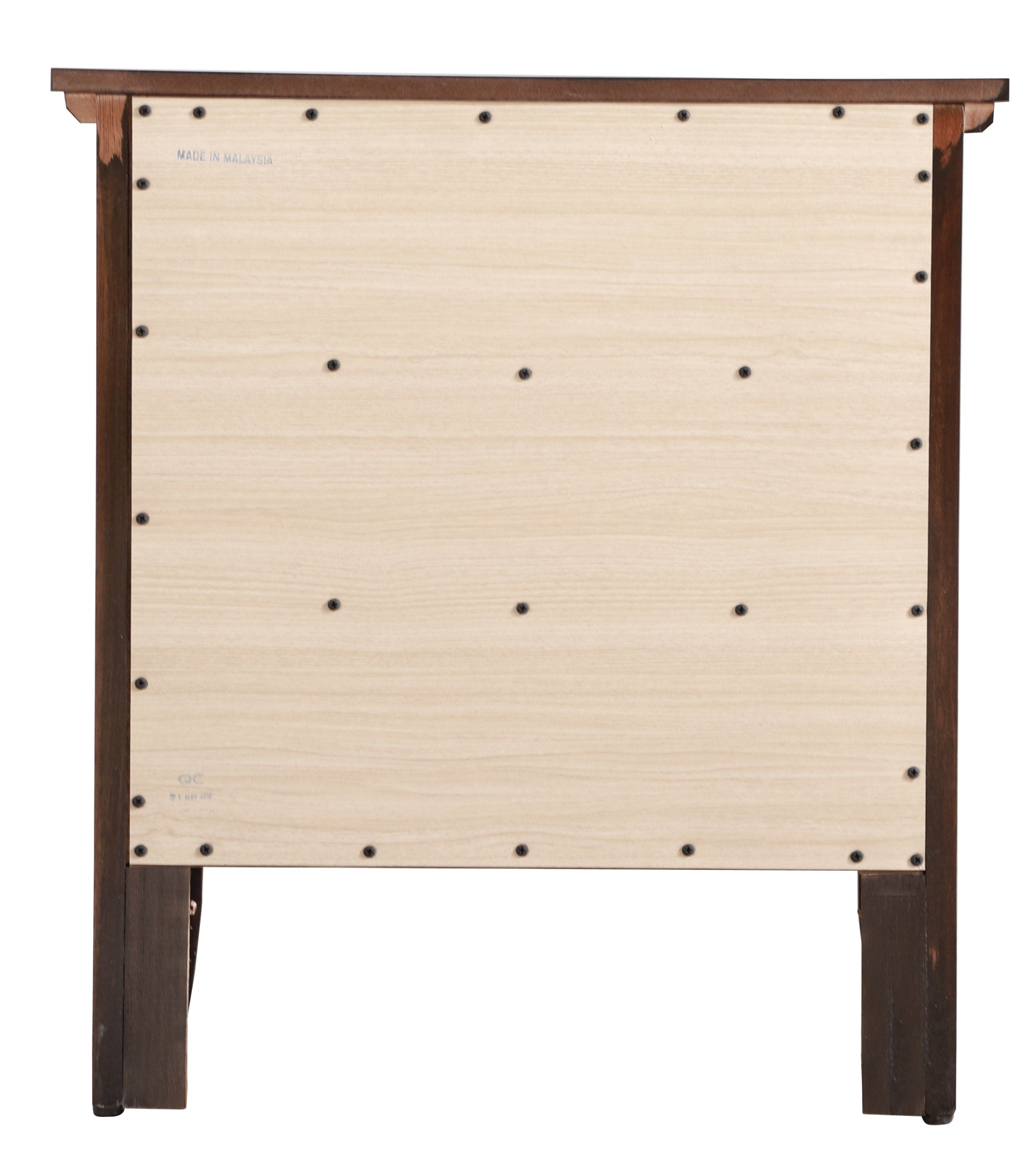 Glory Furniture Hammond G5425-N 3 Drawer Nightstand , Cappuccino