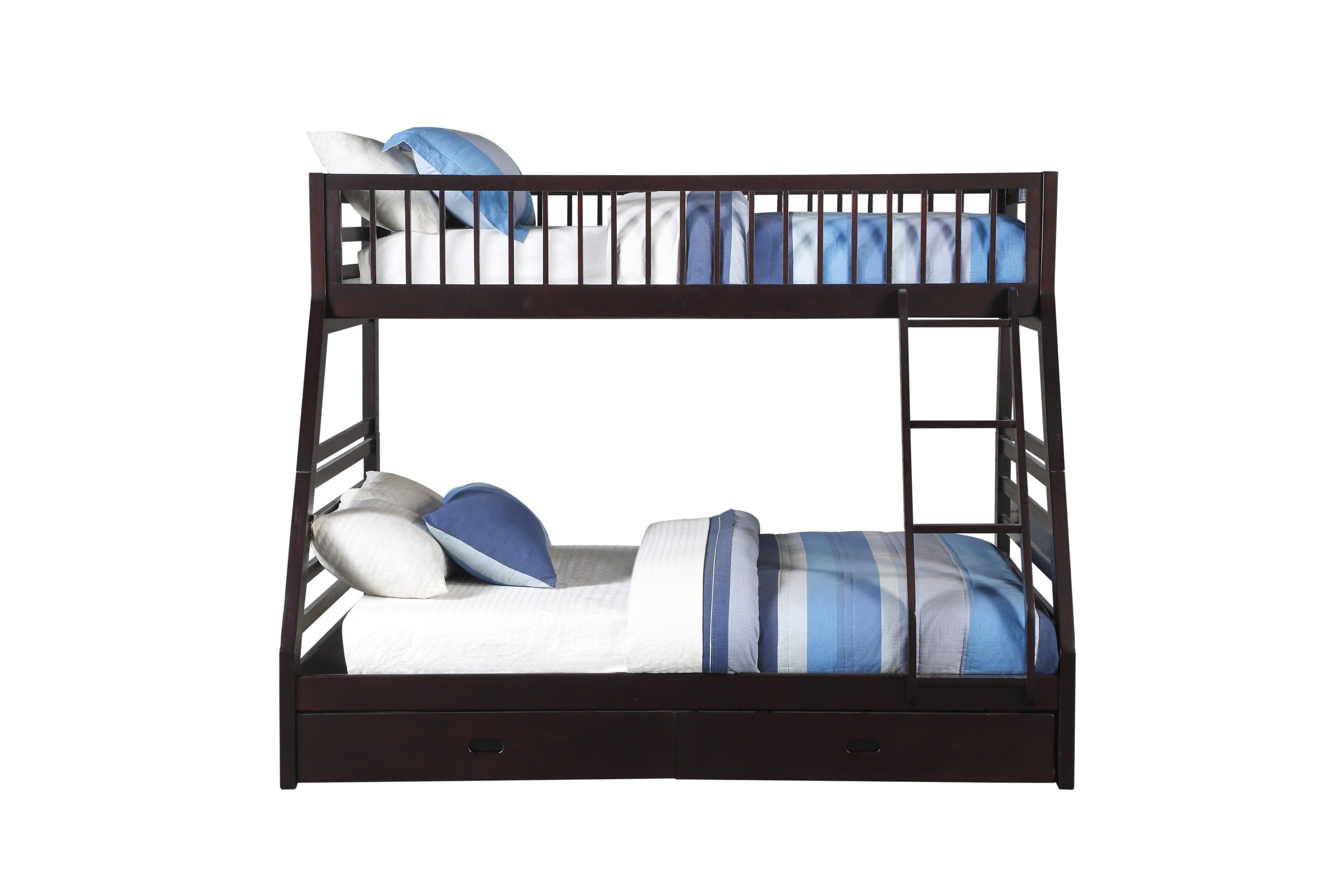 ACME Jason Bunk Bed (Twin XL/Queen) in Espresso 37425