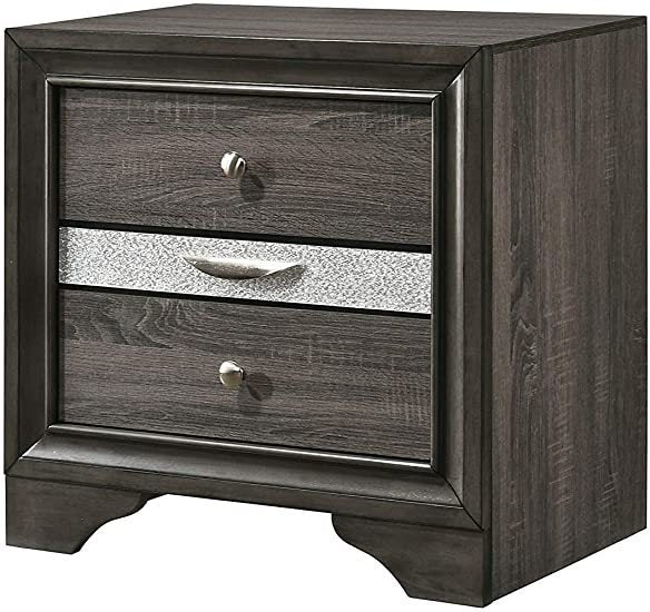 ACME Naima Nightstand, Gray 25973