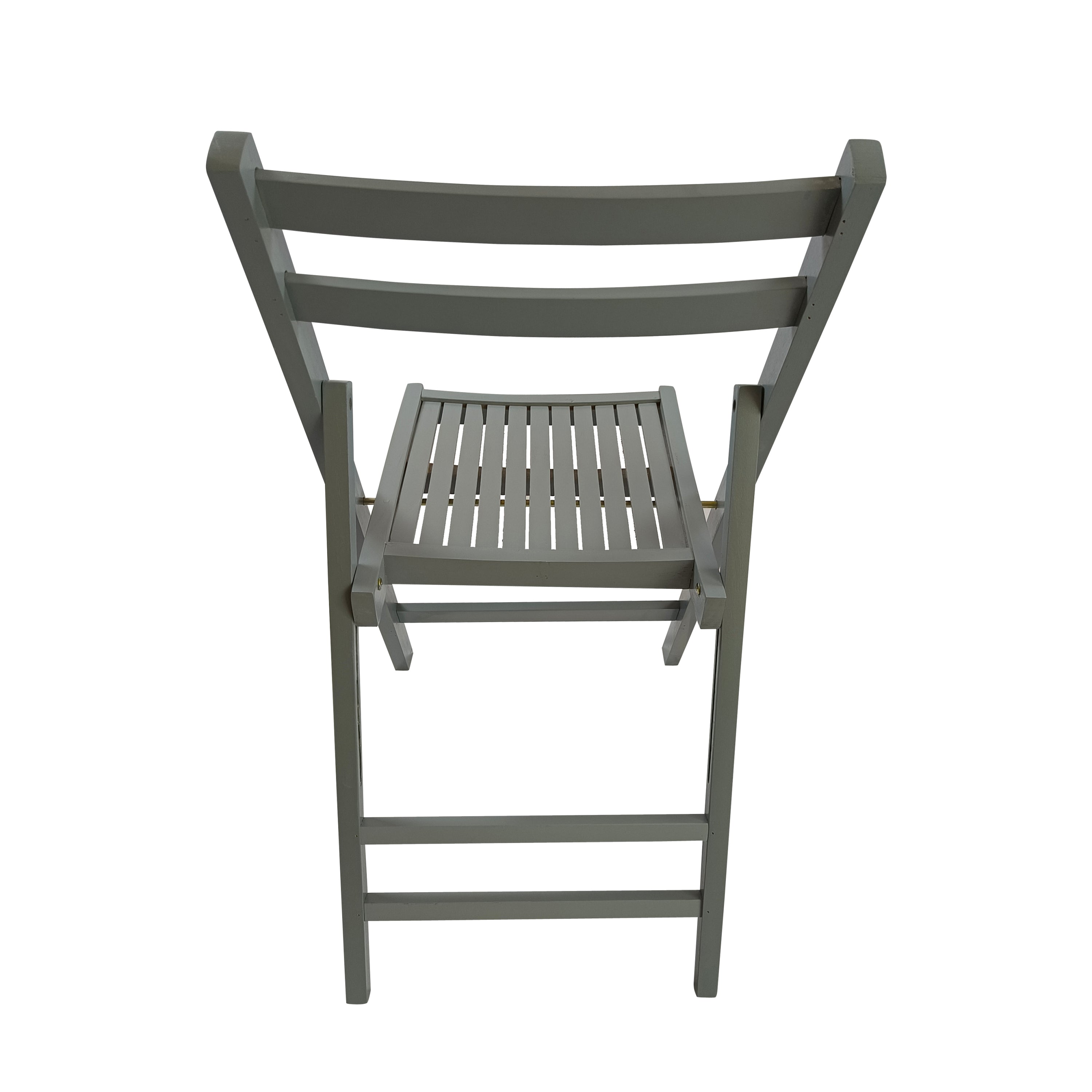 Furniture Slatted Wood Folding Special Event Chair - Gray, Set of 4, FOLDING CHAIR, FOLDABLE STYLE